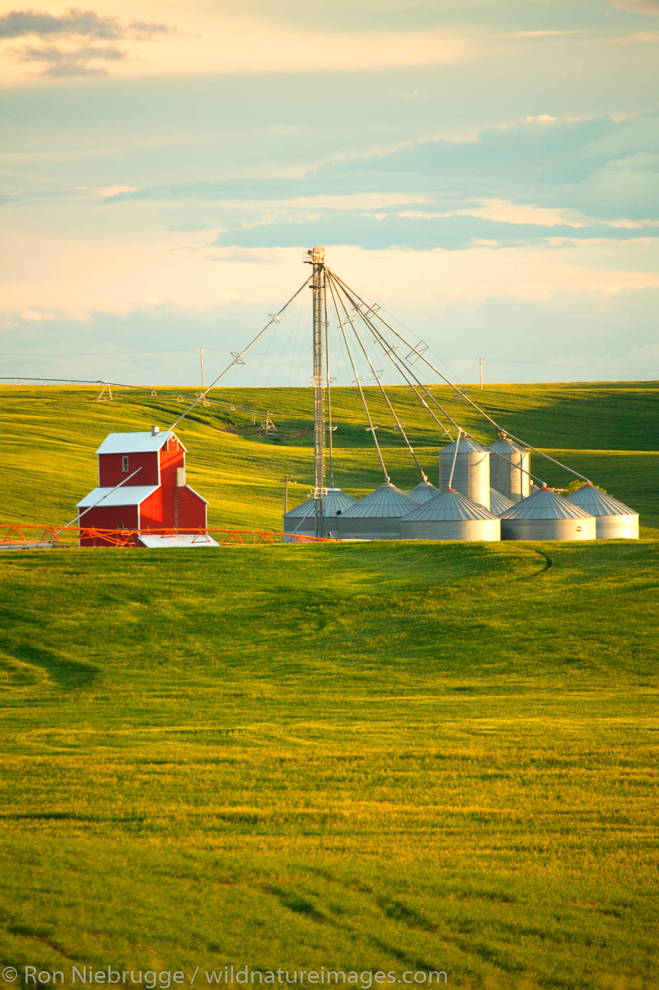 A farm near Grand Coulee, Washington