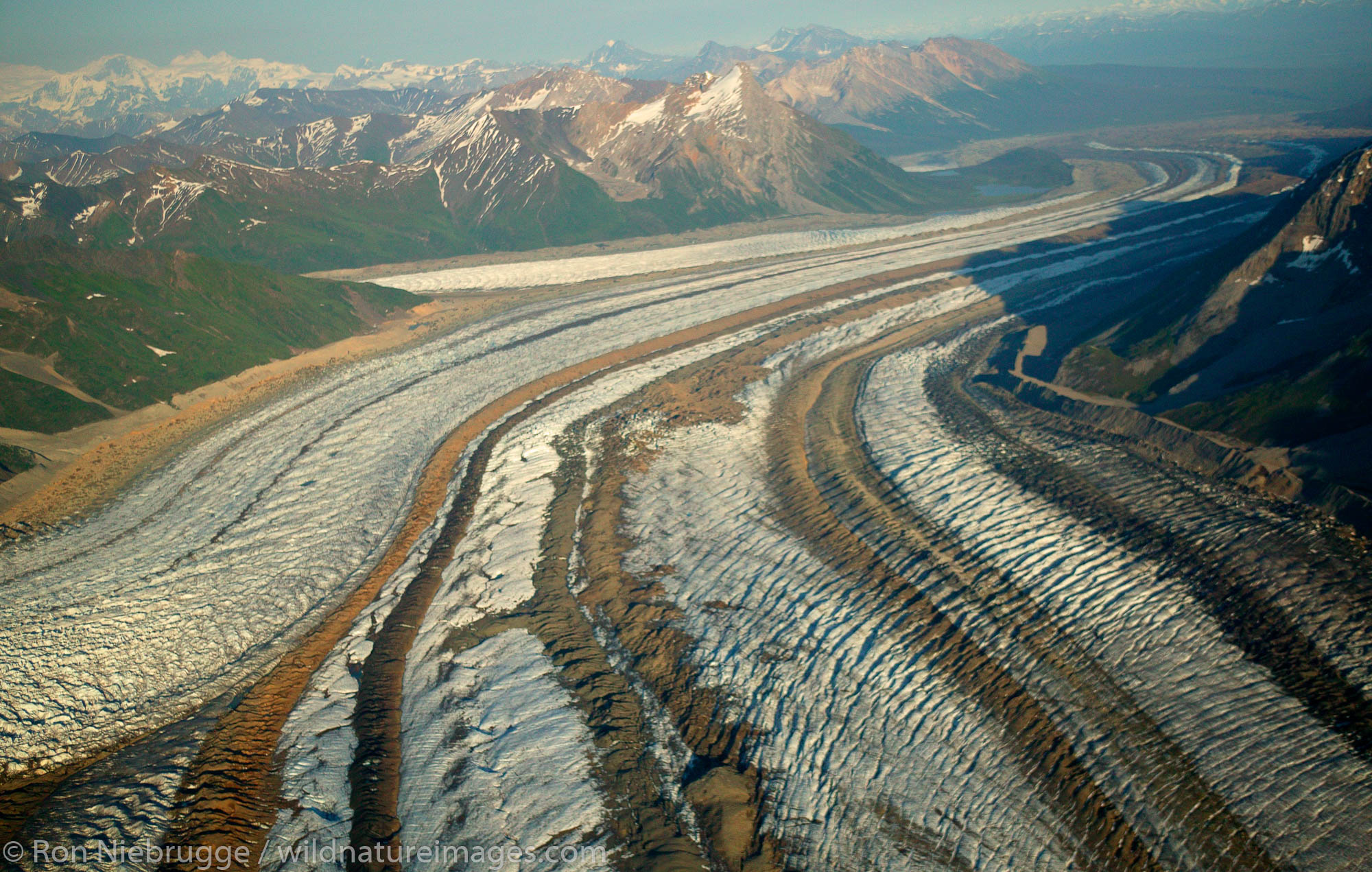Kennicott, Gates and Root Glaciers, Wrangell Saint Elias National Park and Preserve, Alaska.