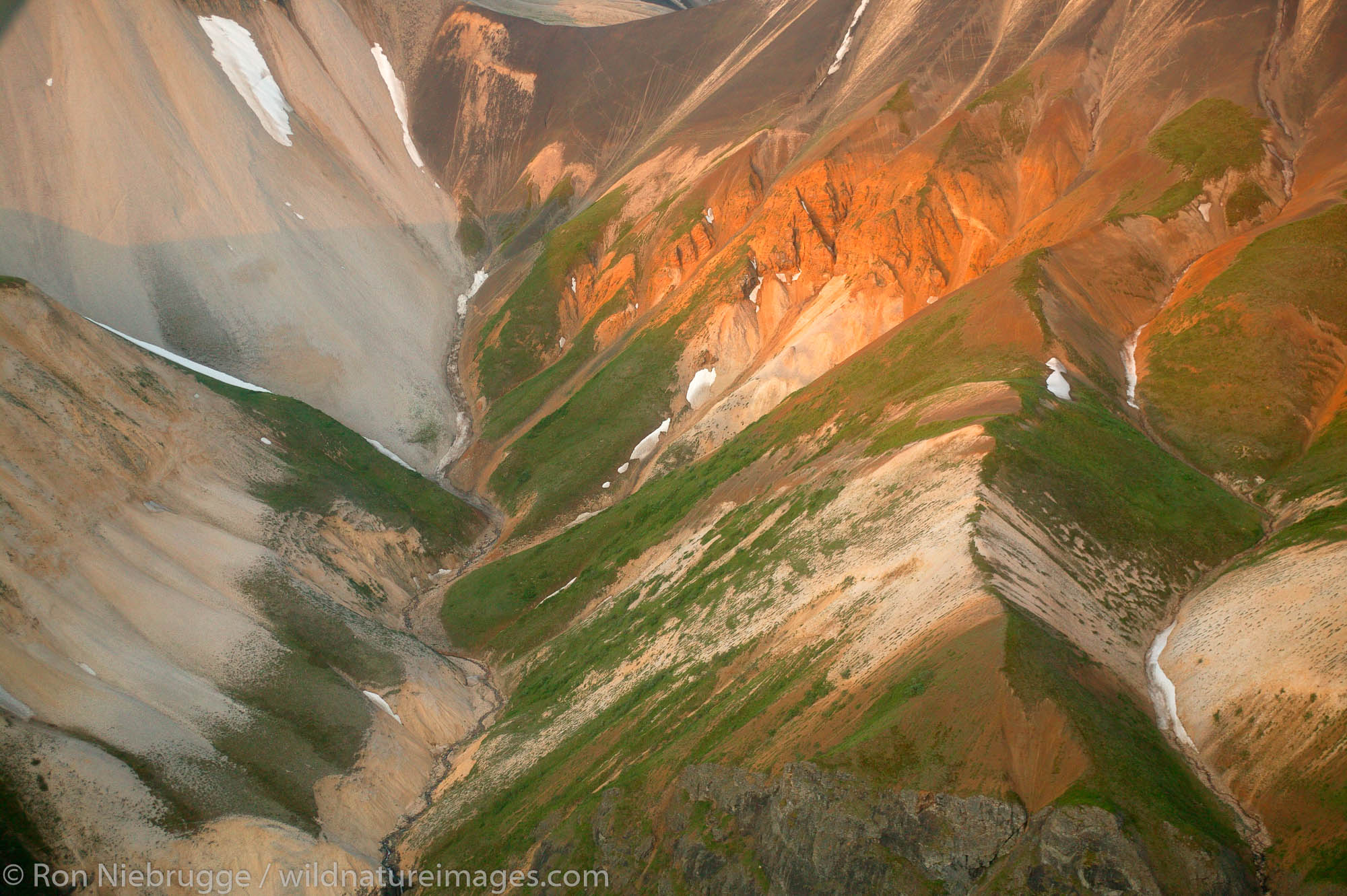 Mountins near McCarthy, Wrangell-St. Elias National Park and Preserve, Alaska.