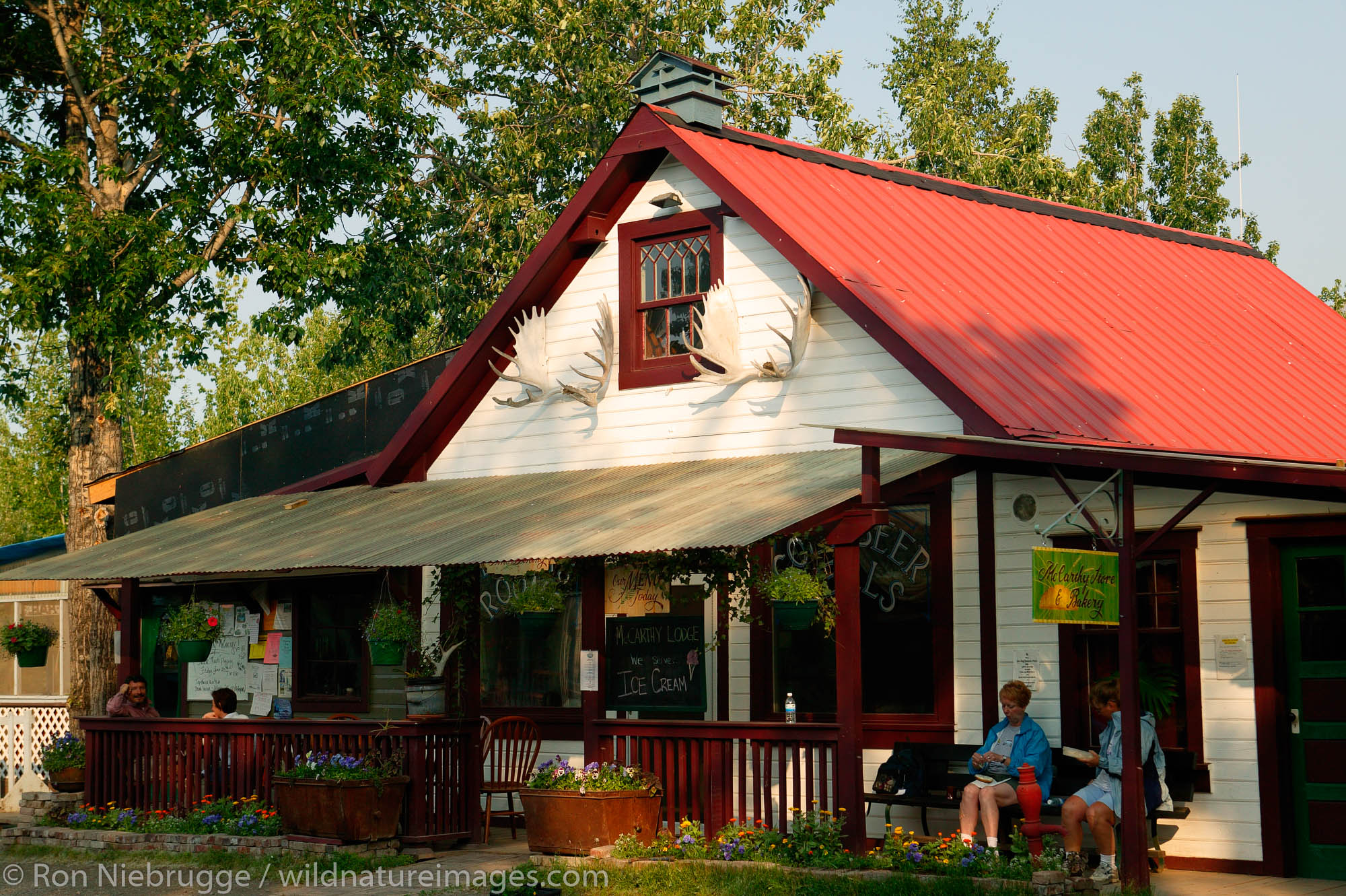 The McCarthy Lodge in McCarthy Wrangell-St. Elias National Park and Preserve, Alaska.