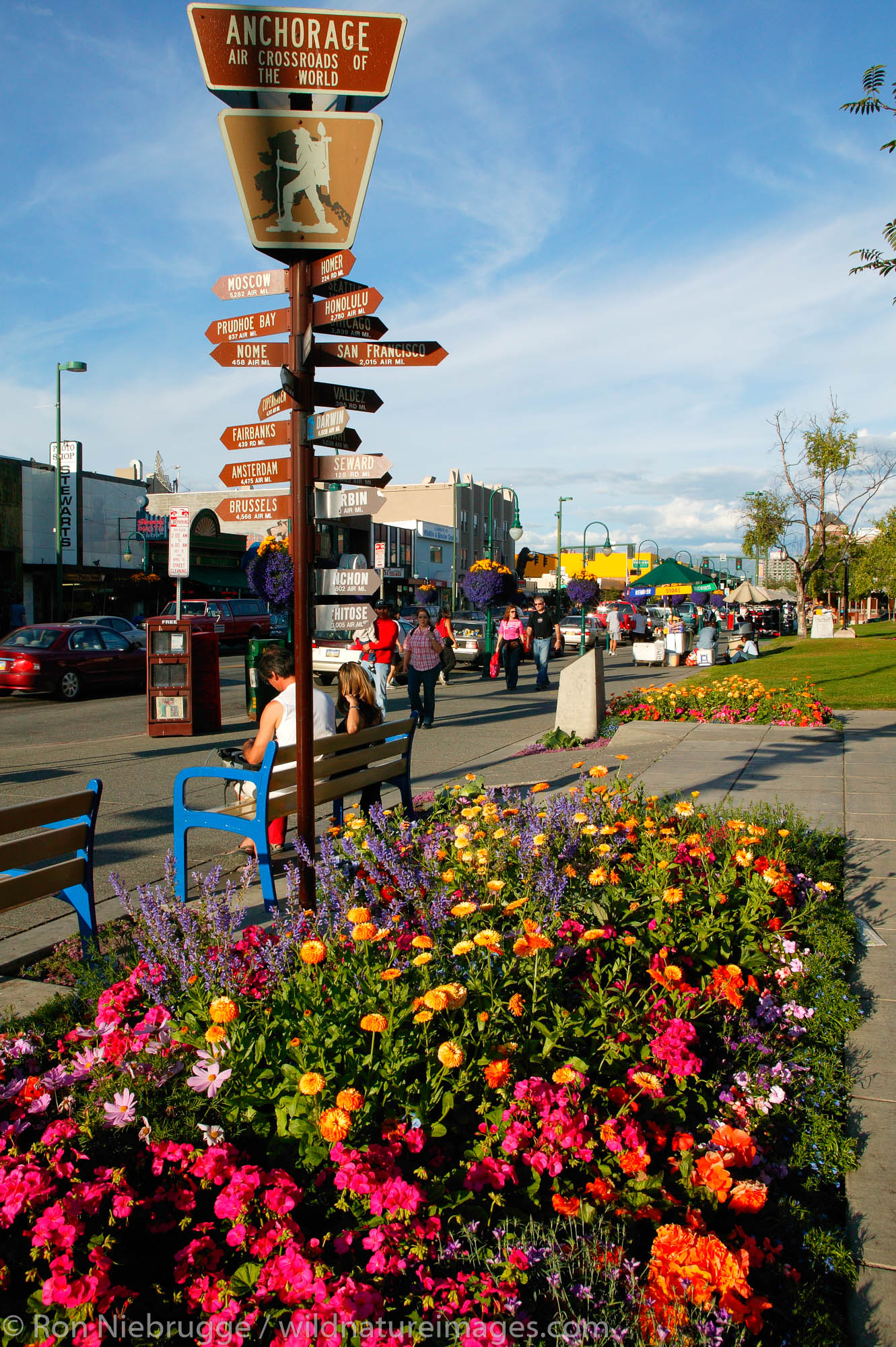 The Visitor Information Center in Downtown Anchorage, Alaska.