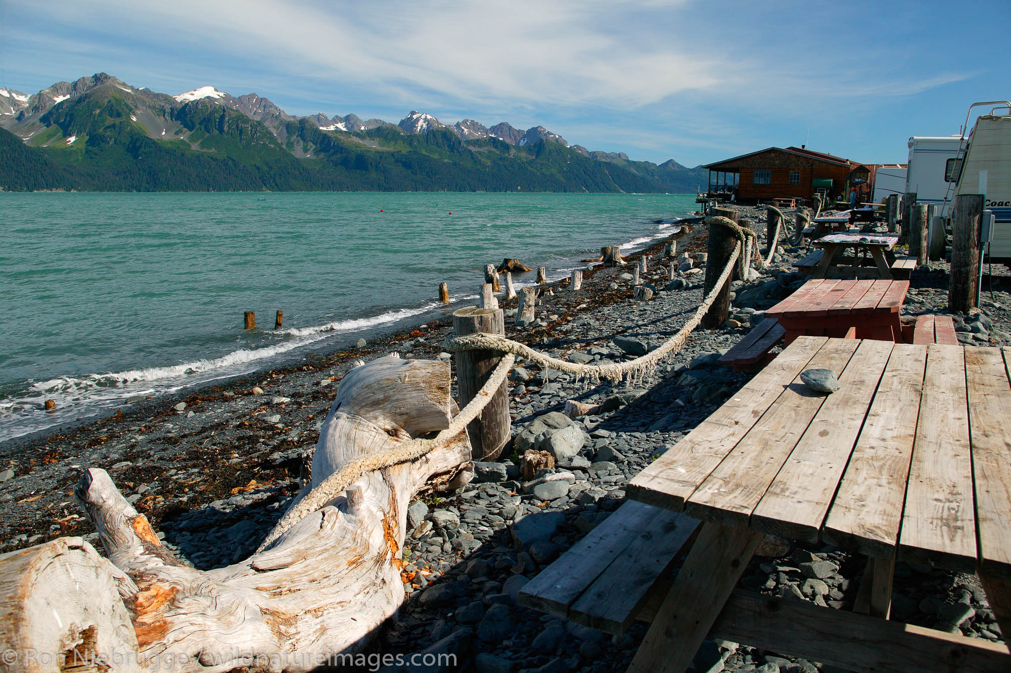 Miller's Landing along Resurrection Bay, Lowell Point, near  Seward, Alaska.