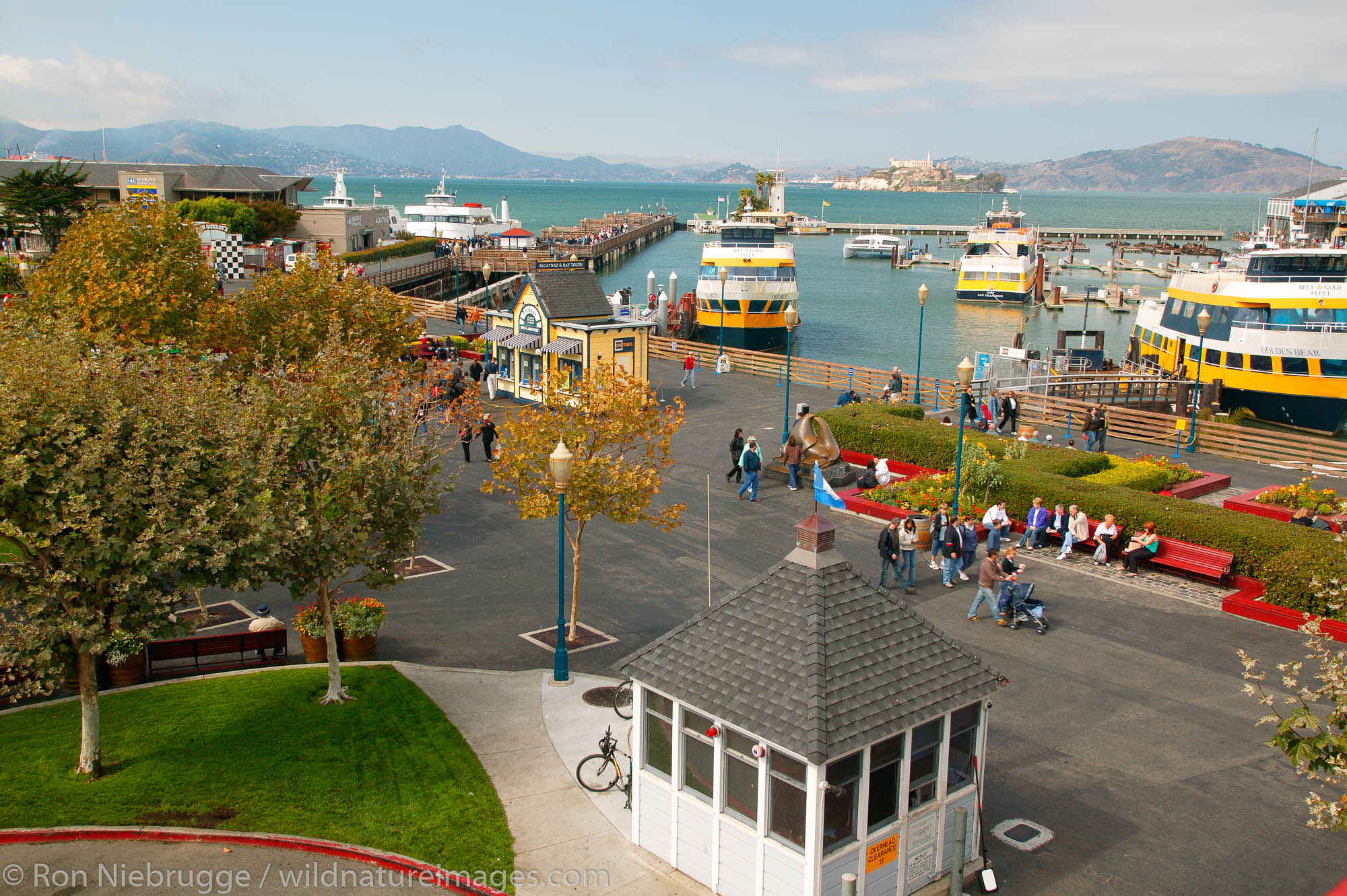 Pier 39 and Fisherman's Wharf, San Francisco, California.