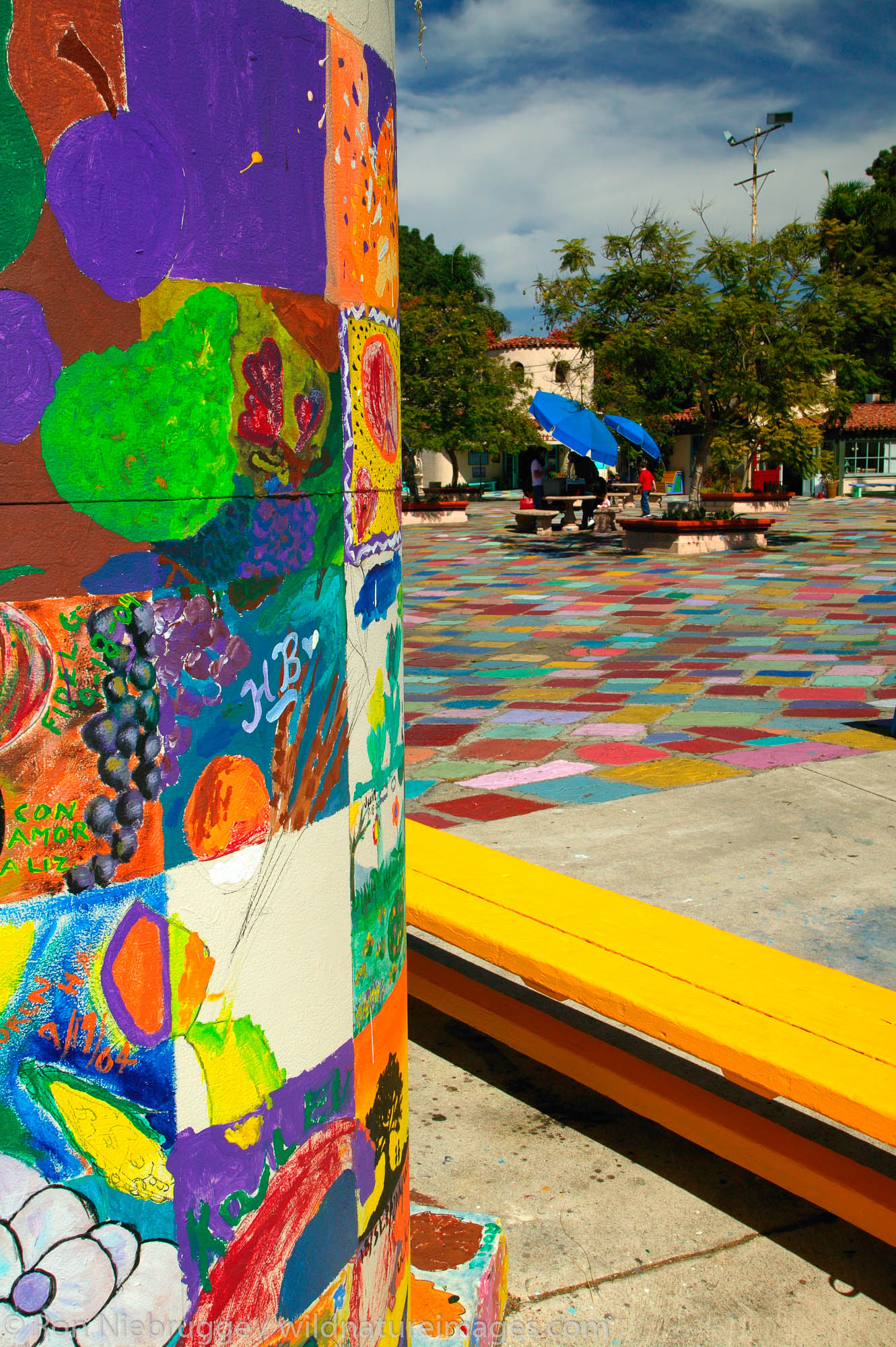 The Spanish Village Art Center, Balboa Park, San Diego, California.