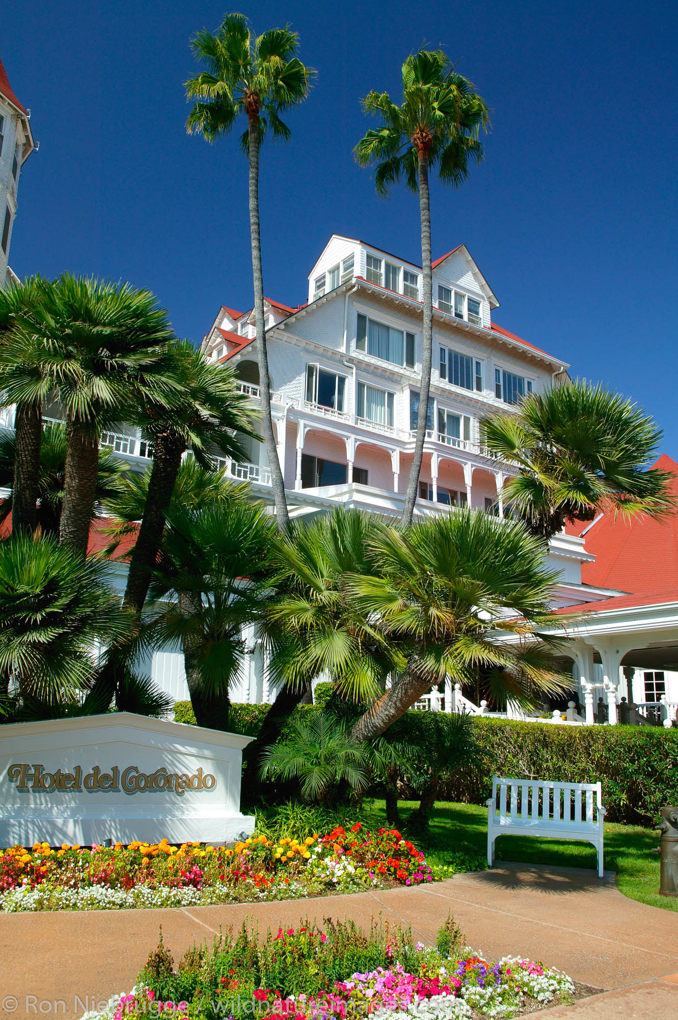 The Hotel Del Coronado, San Diego, California.