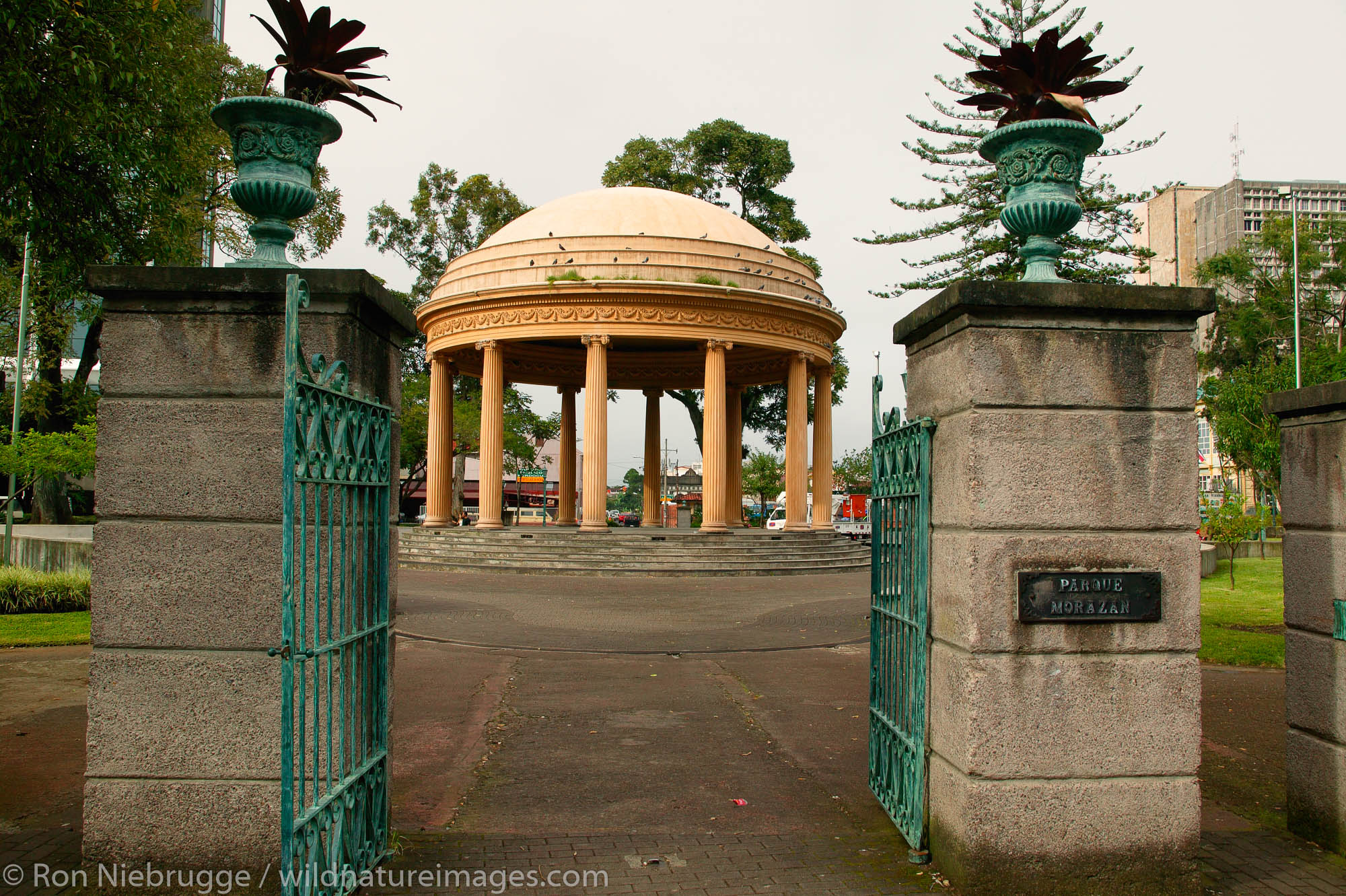 Parque Morazan, and National Peace Garden, San Jose, Costa Rica.