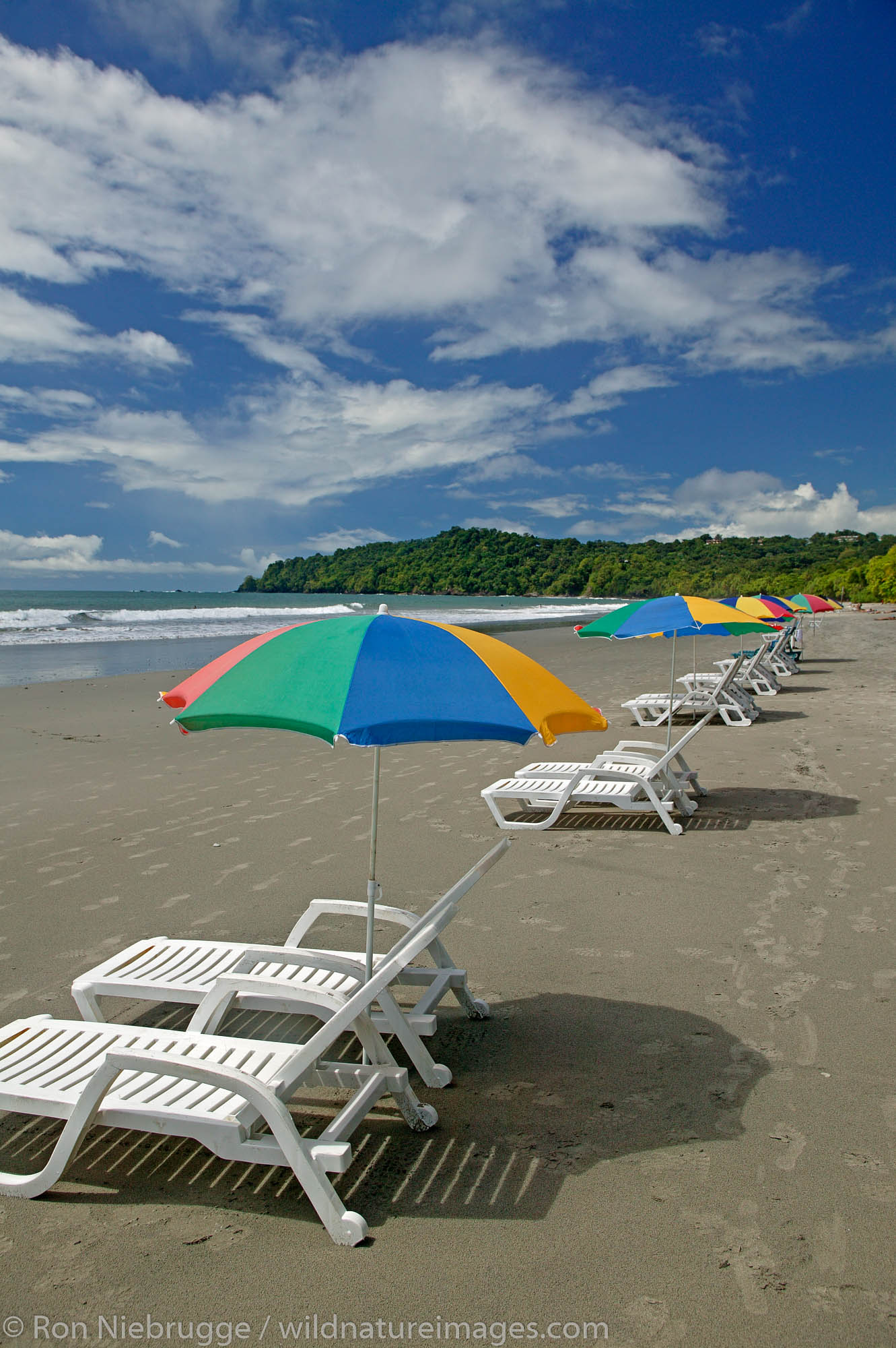 The First Beach and the Pacific Ocean at Manuel Antonio, Costa Rica.