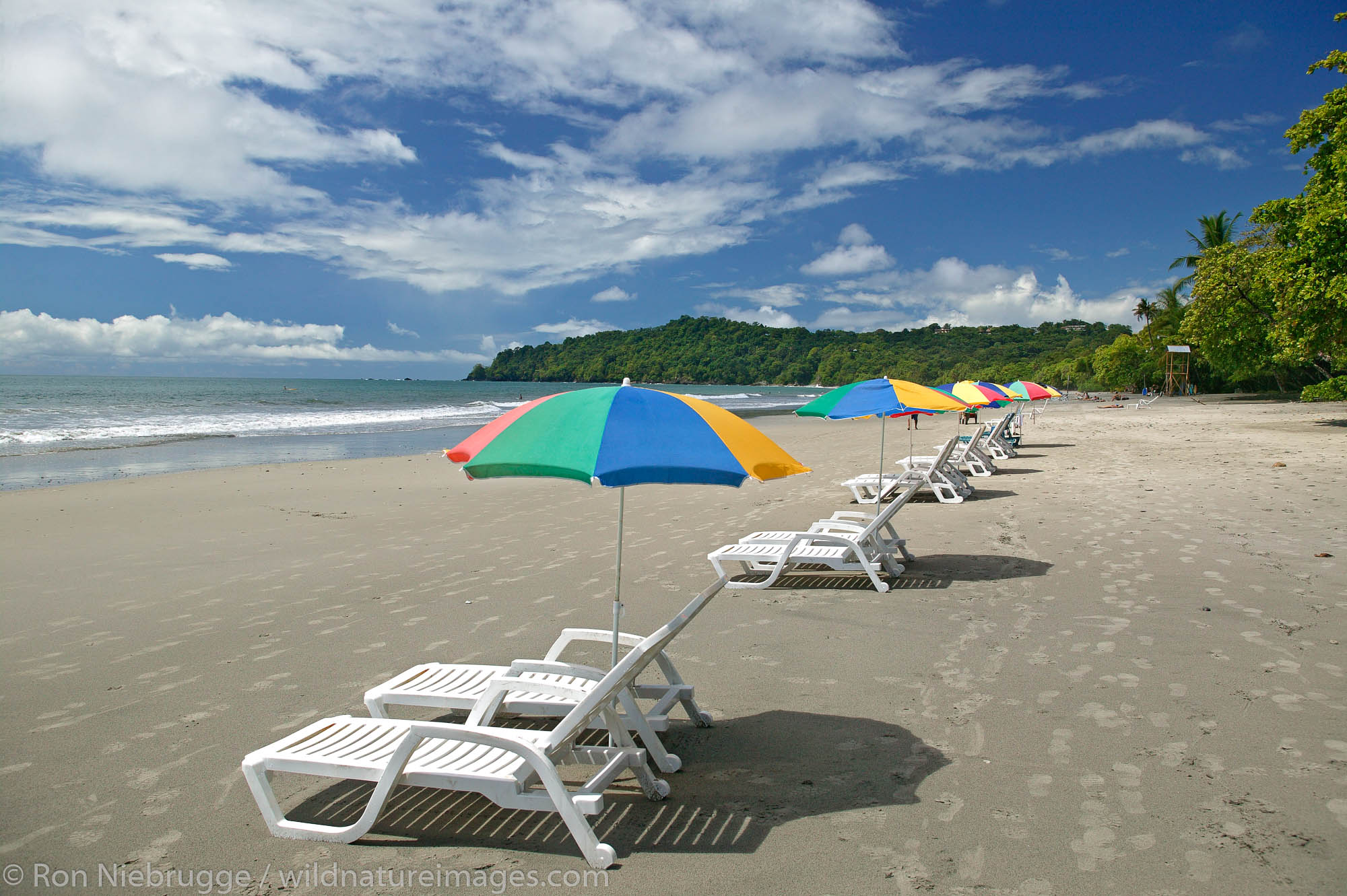 The First Beach and the Pacific Ocean at Manuel Antonio, Costa Rica.