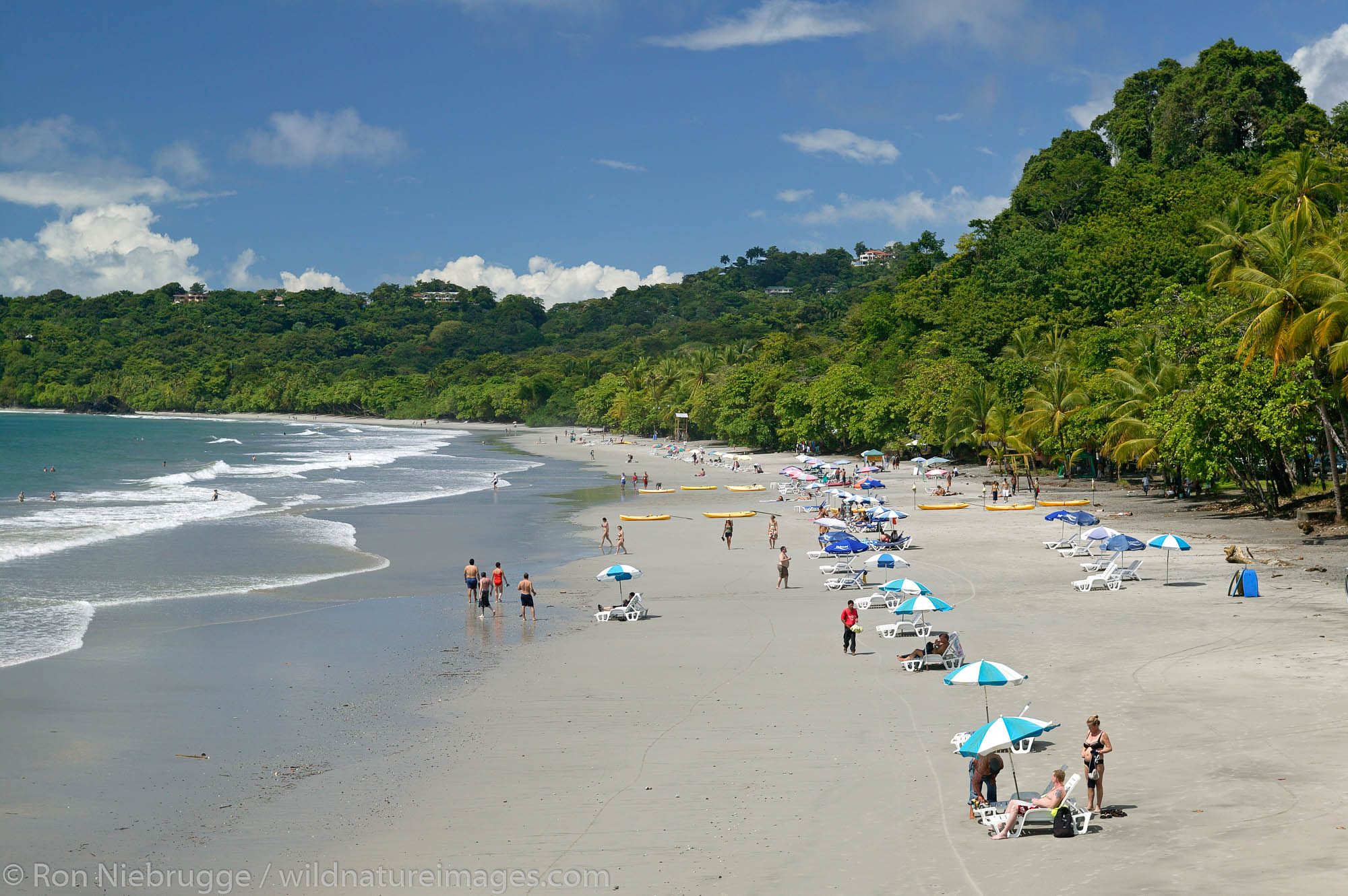 The First Beach and the Pacific Ocean at Manuel Antonio, Costa Rica.