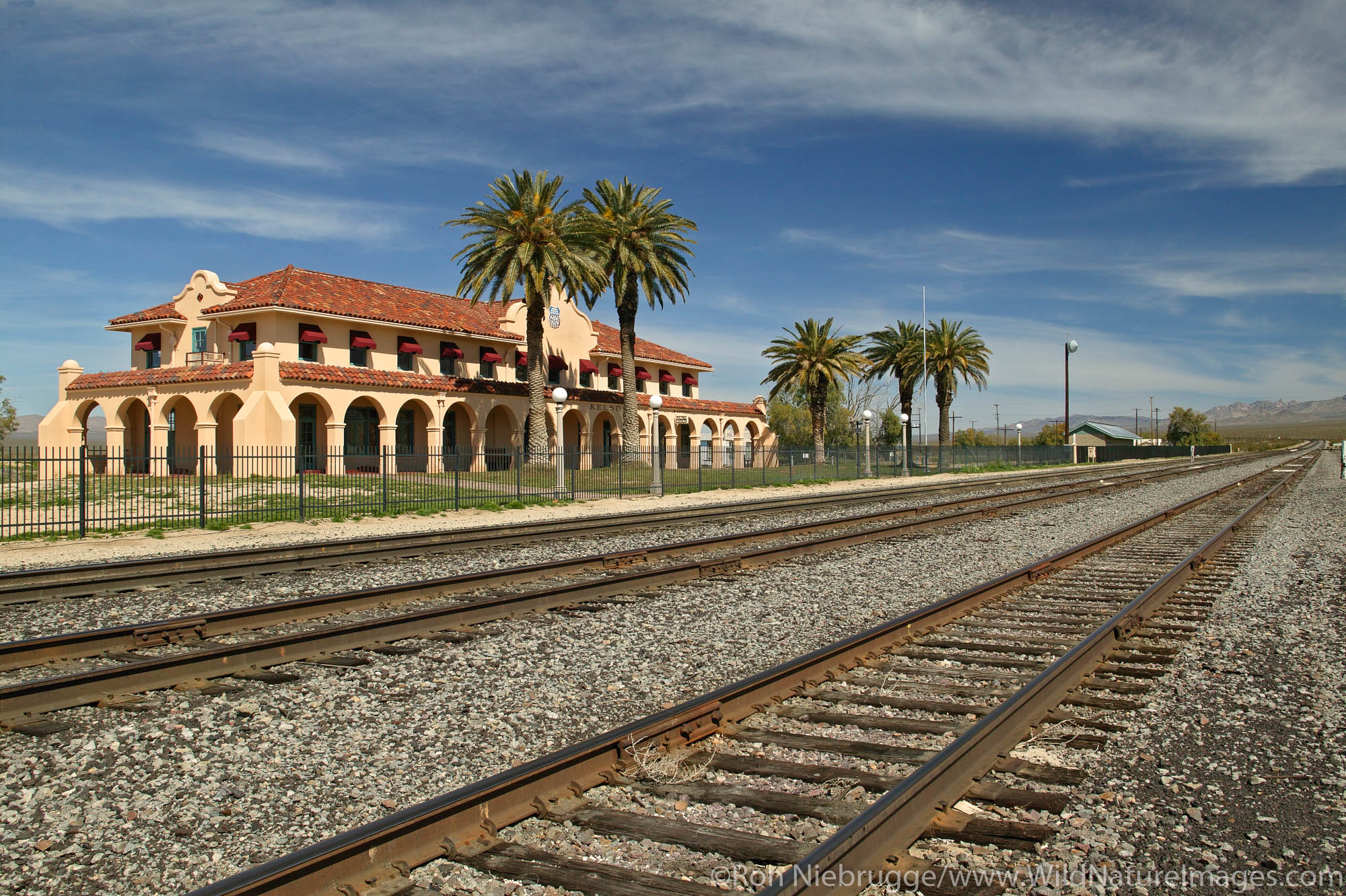 The Kelso Depot, Mojave National Preserve, California.