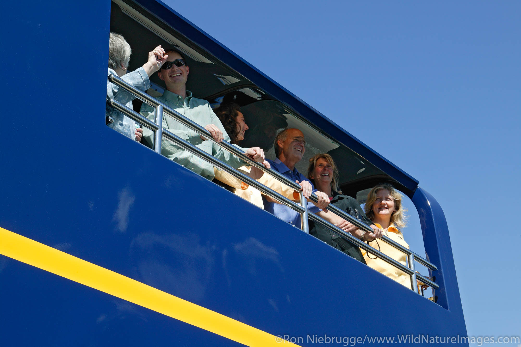 The first class passenger railcar on the Alaska Railroad, Anchorage, Alaska.