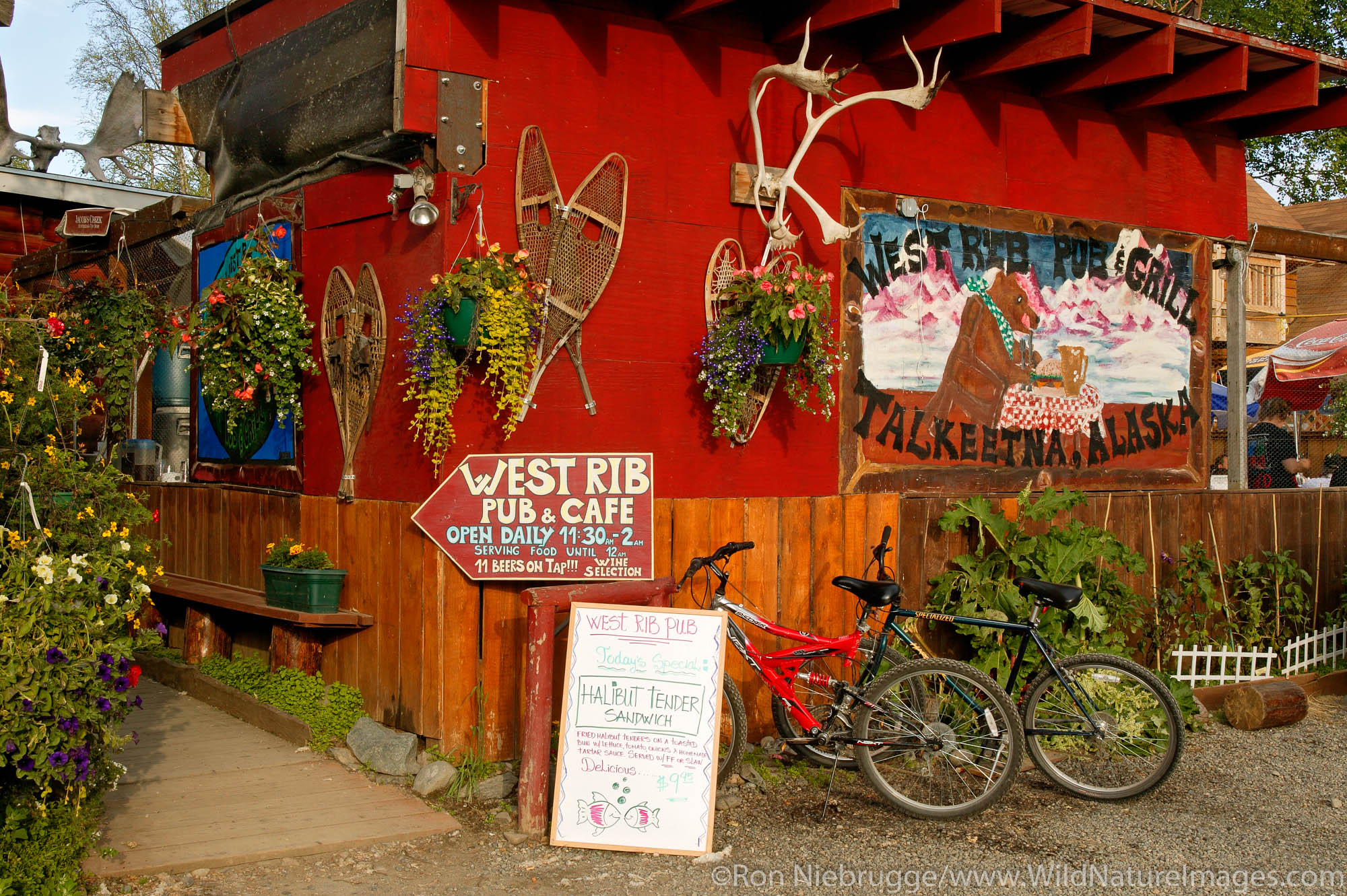 The West Rib Pub and Cafe, Talkeetna, Alaska.