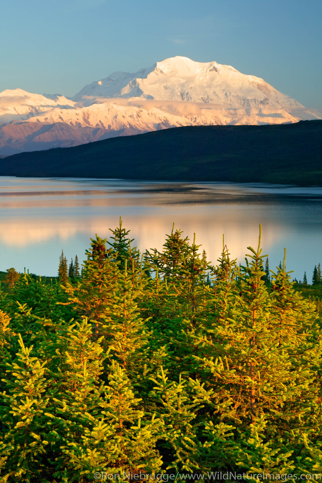 Wonder Lake, Denali National Park, Alaska.