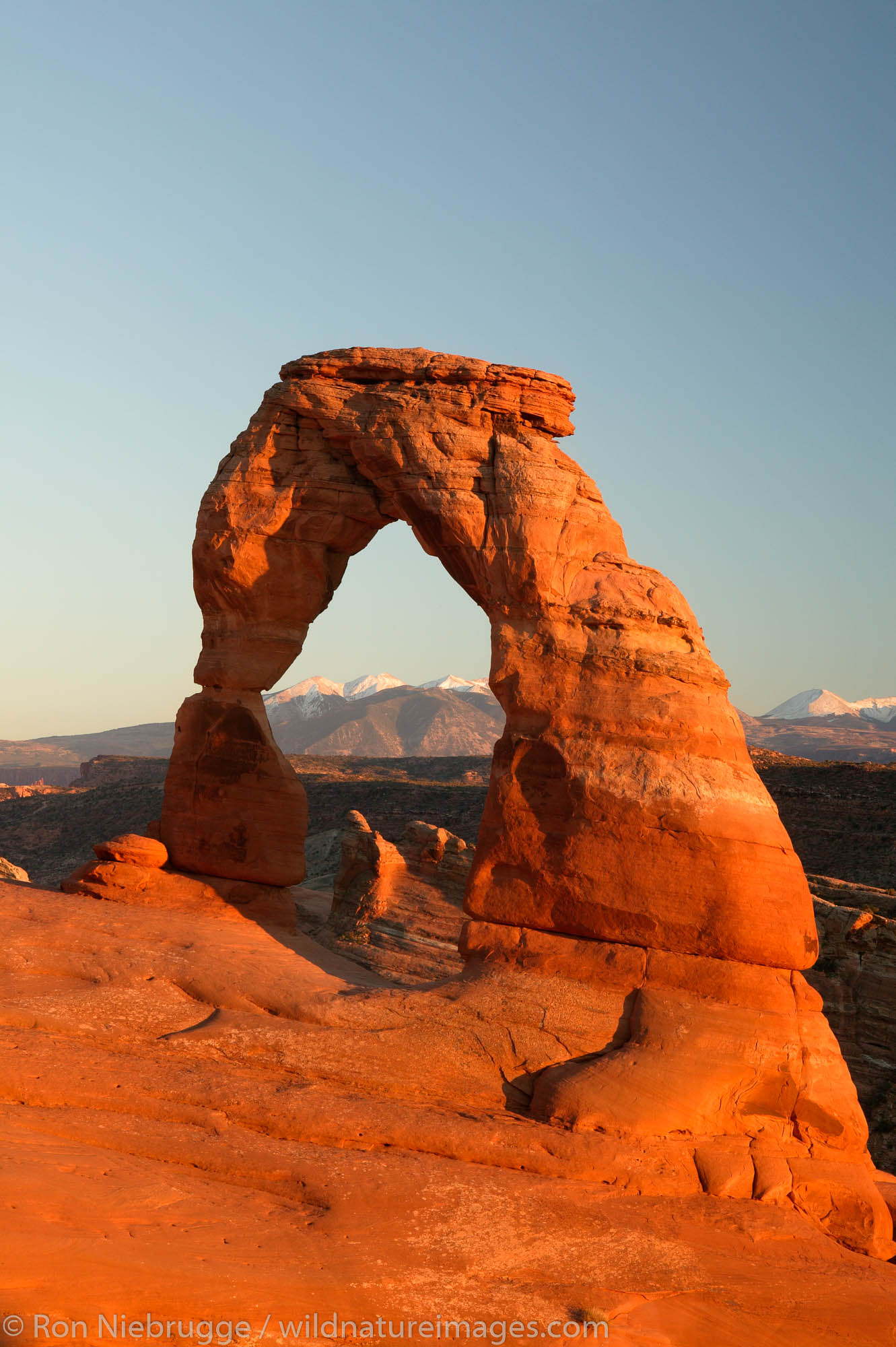 Delicate Arch, Arches National Park, near Moab, Utah.