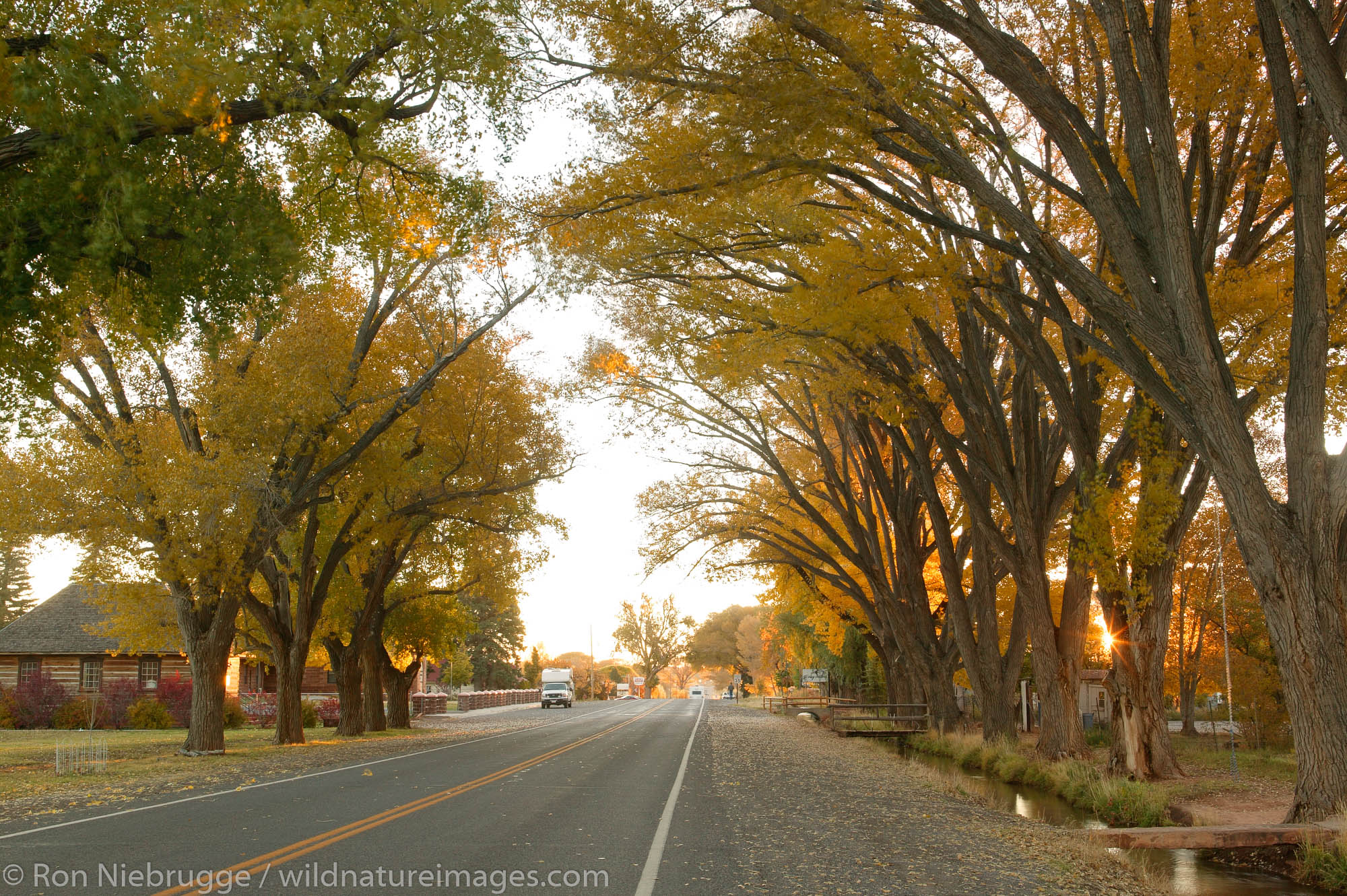 Highway 24 is the main street through Torrey Utah, gateway to Capital Reef National Park.