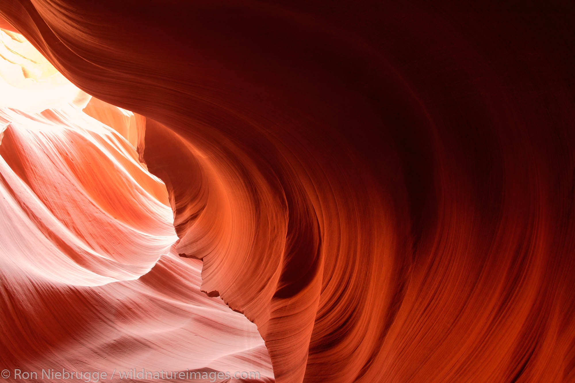 Lower Antelope Canyon, near Page, Arizona.