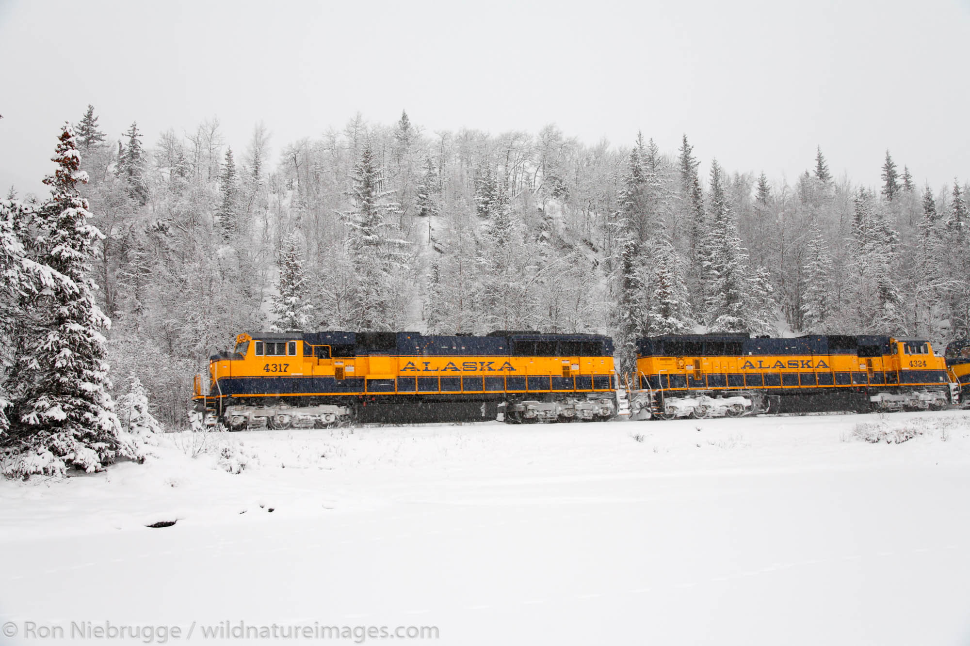 Holiday Train, Alaska Railroad, Seward, Alaska.