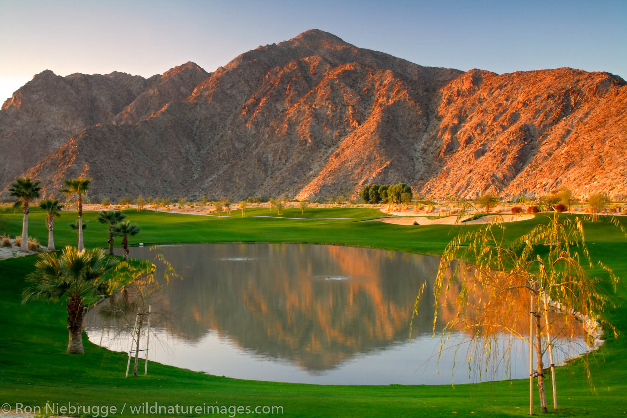 Silver Rock Resort and golf course in La Quinta near Palm Springs, California.