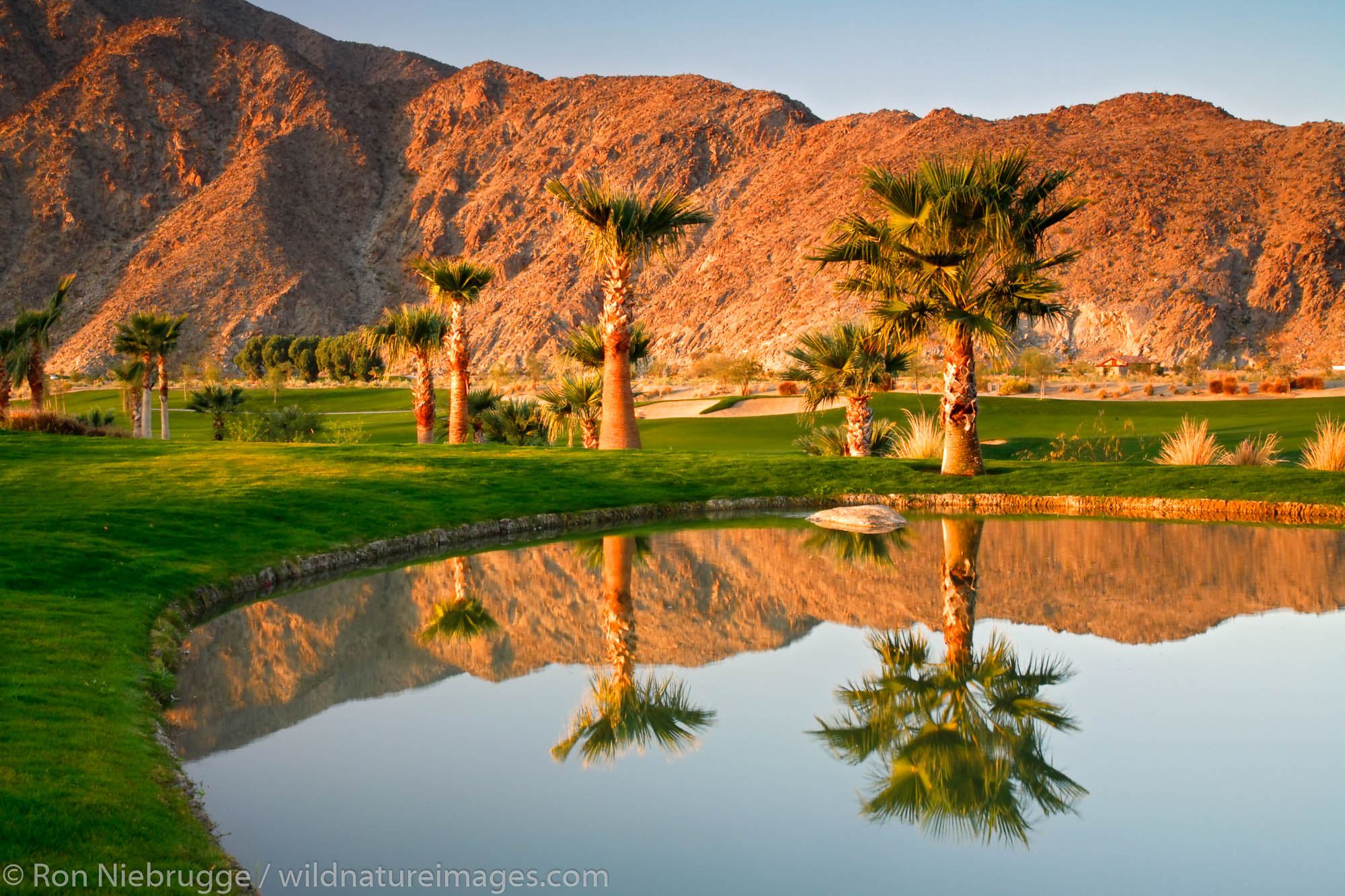 Silver Rock Resort and golf course in La Quinta near Palm Springs, California.