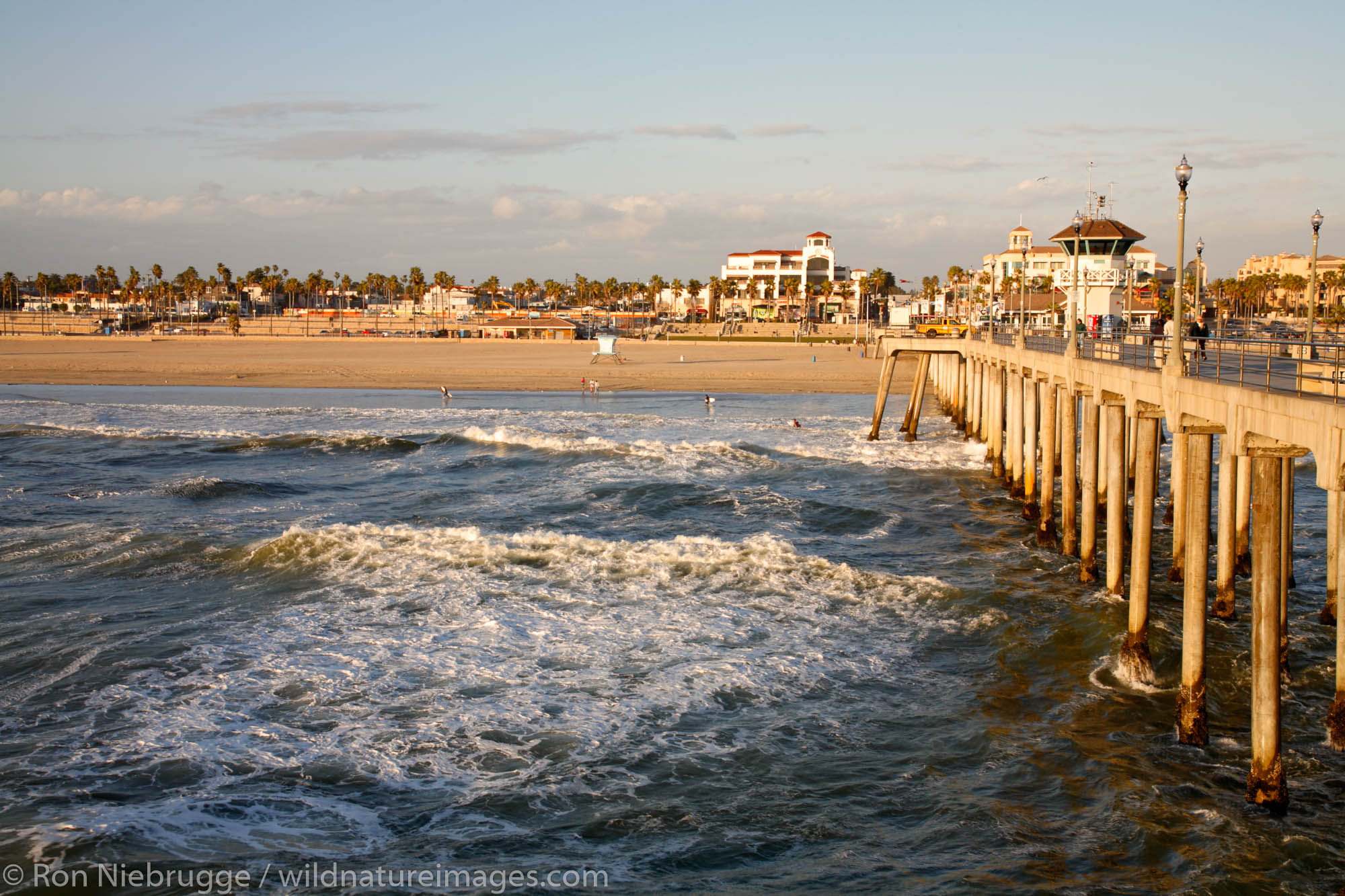 Huntington Beach Pier, Orange County, California.