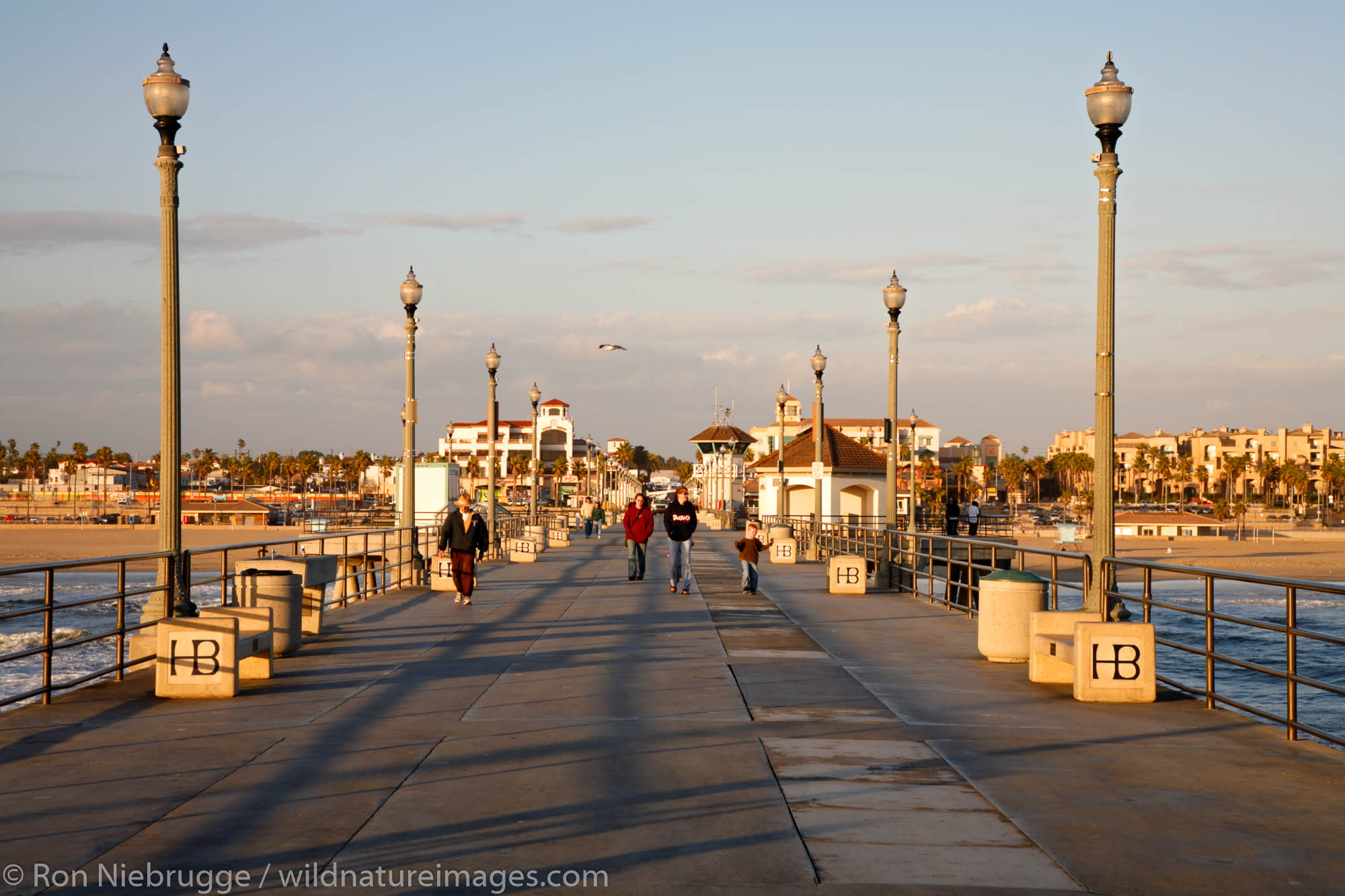 Huntington Beach Pier, Orange County, California.