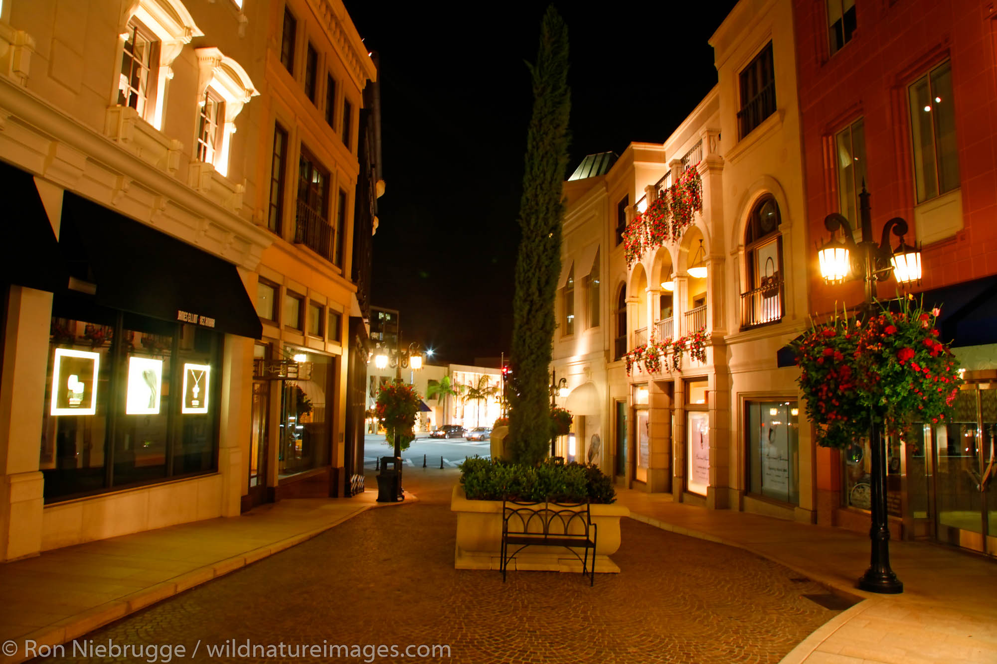 Rodeo Drive in Beverly Hills, Los Angeles, California.