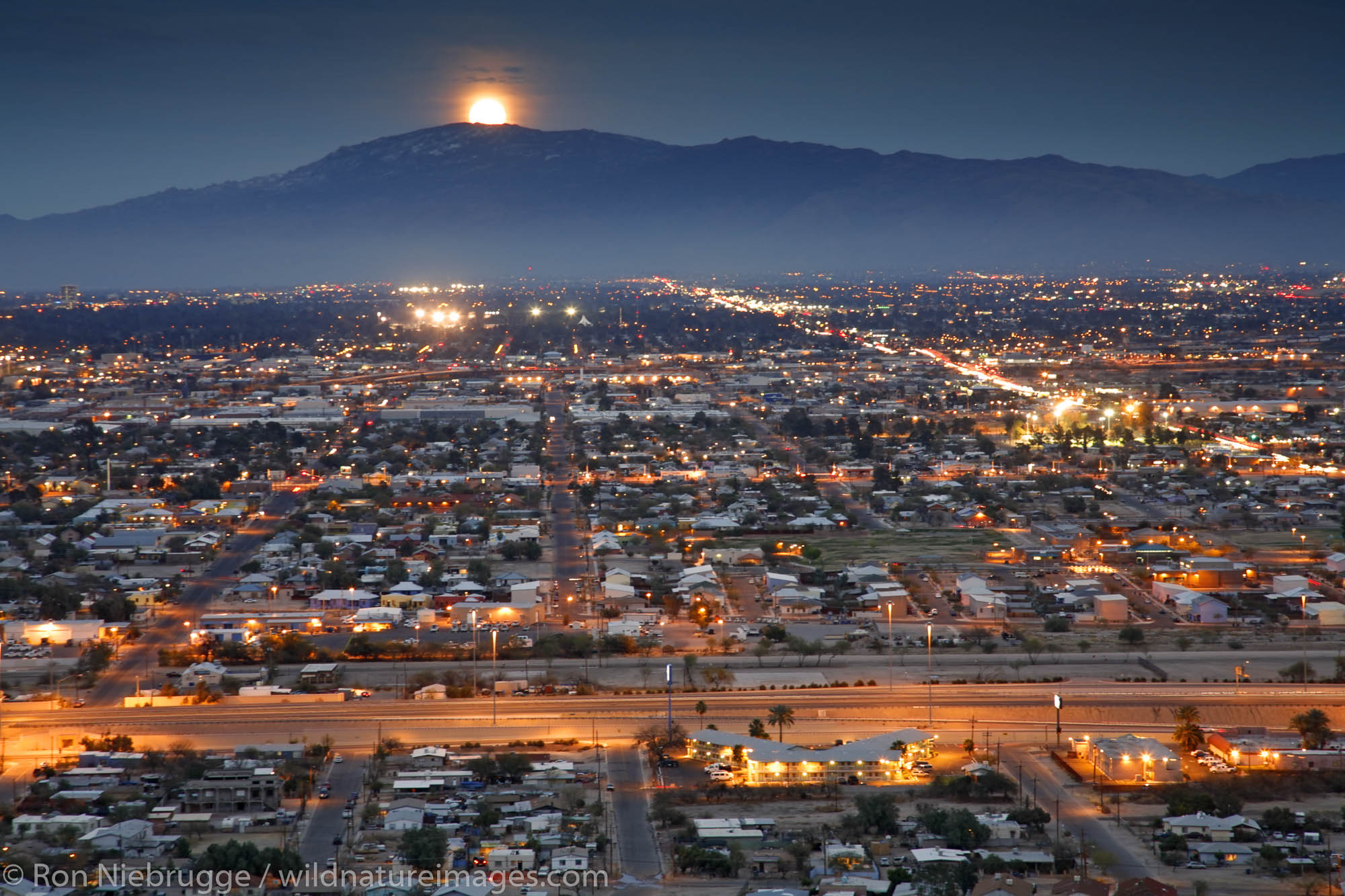 View of Tucson, Arizona.