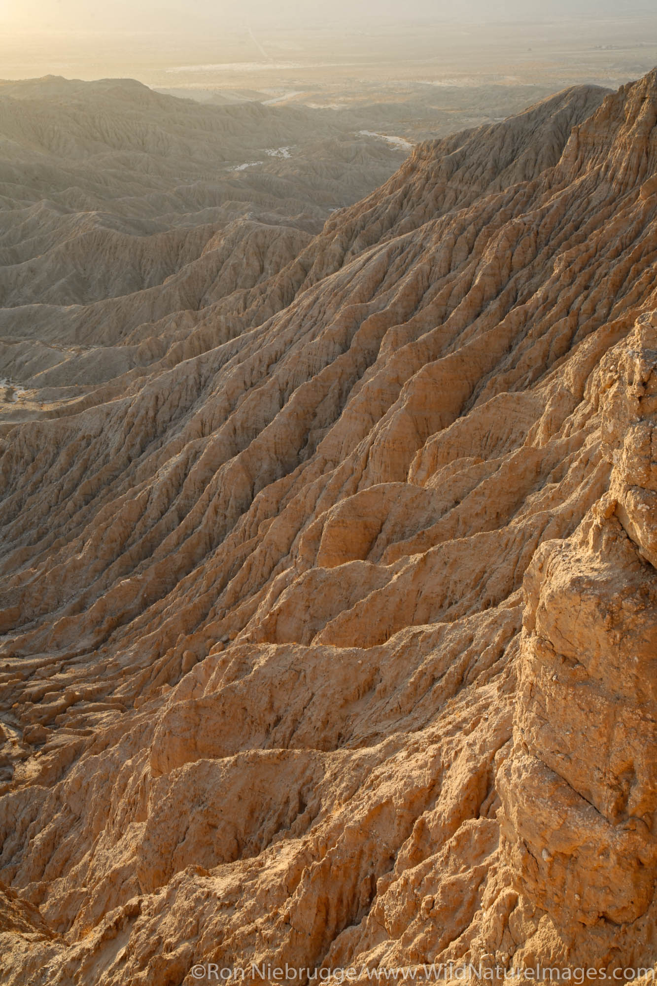 The Badlands from Font's Point, Anza-Borrego Desert State Park, California.