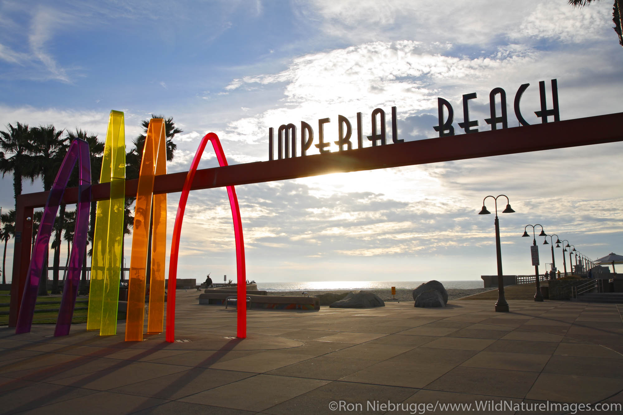 Imperial Beach Municipal Pier, San Diego County, California.