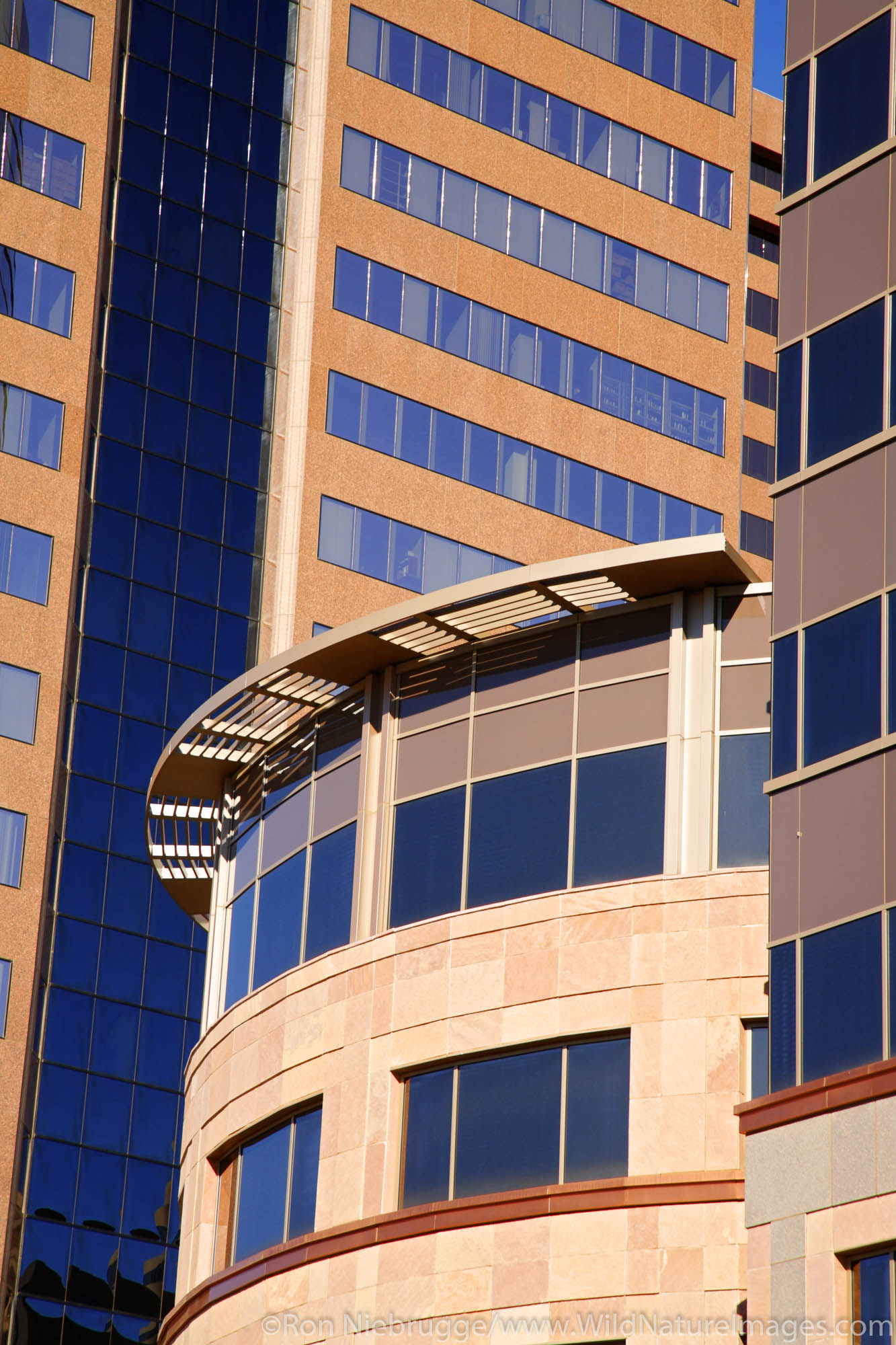 Office Buildings in downtown Phoenix, Arizona.