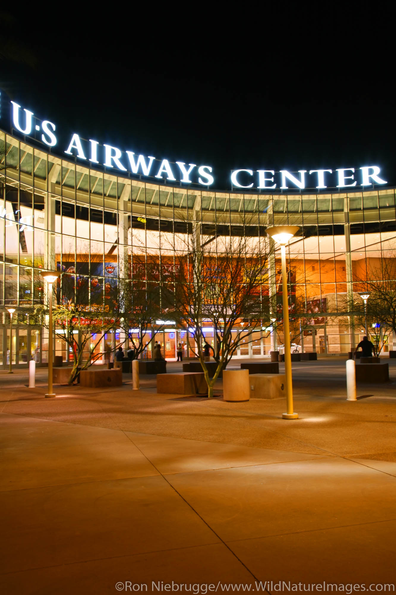 US Airways Center, downtown Phoenix, Arizona.