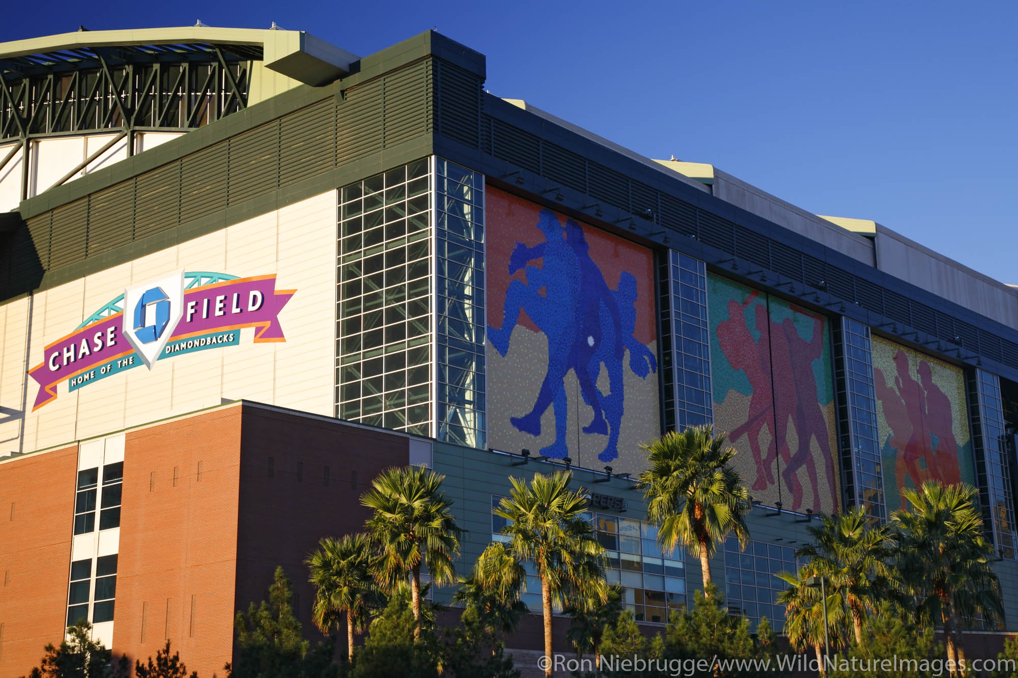 Chase Field, home of the Arizona Diamondbacks, Phoenix, Arizona.