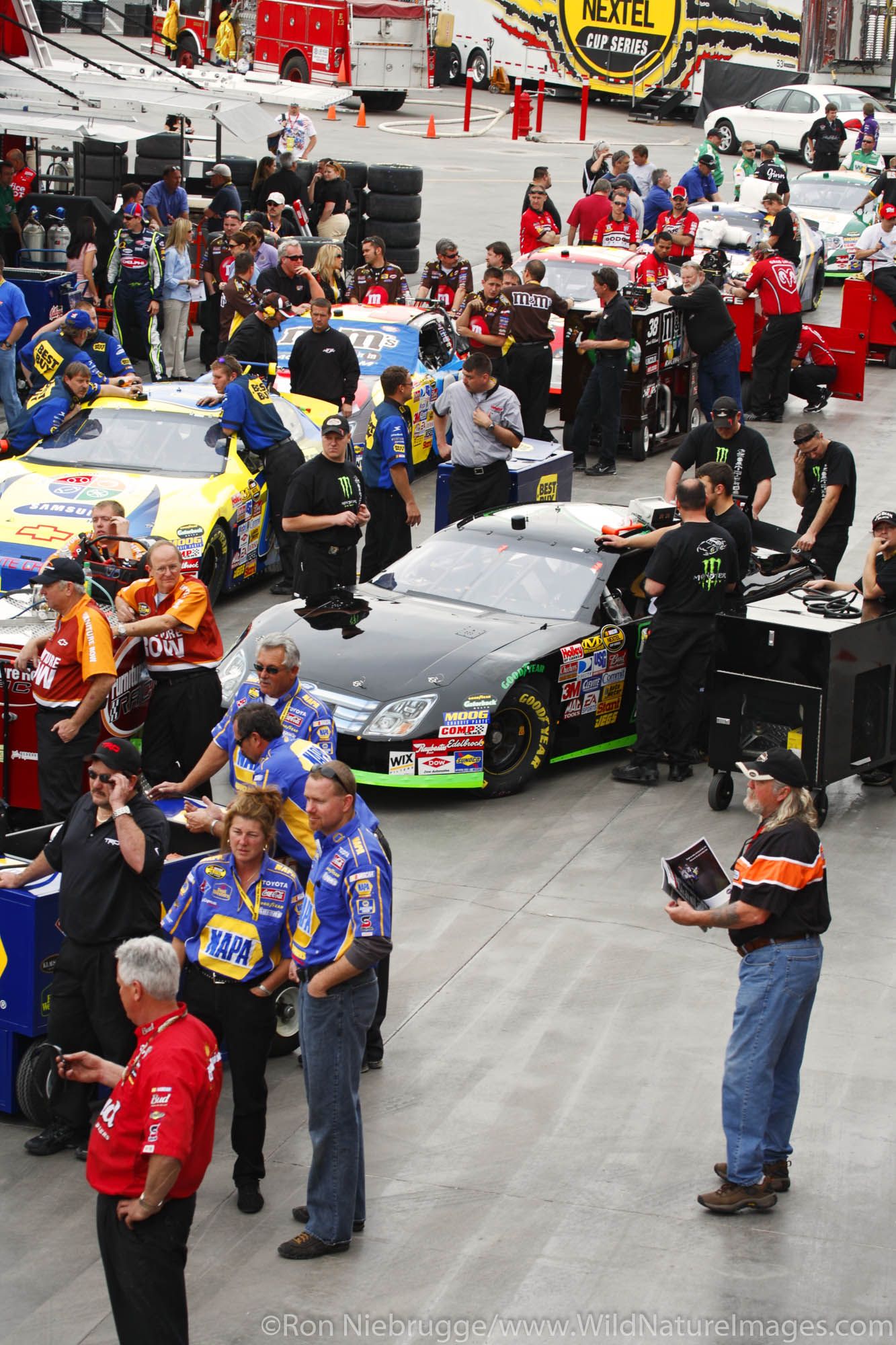 NASCAR race at the Las Vegas Motor Speedway, Las Vegas, Nevada.