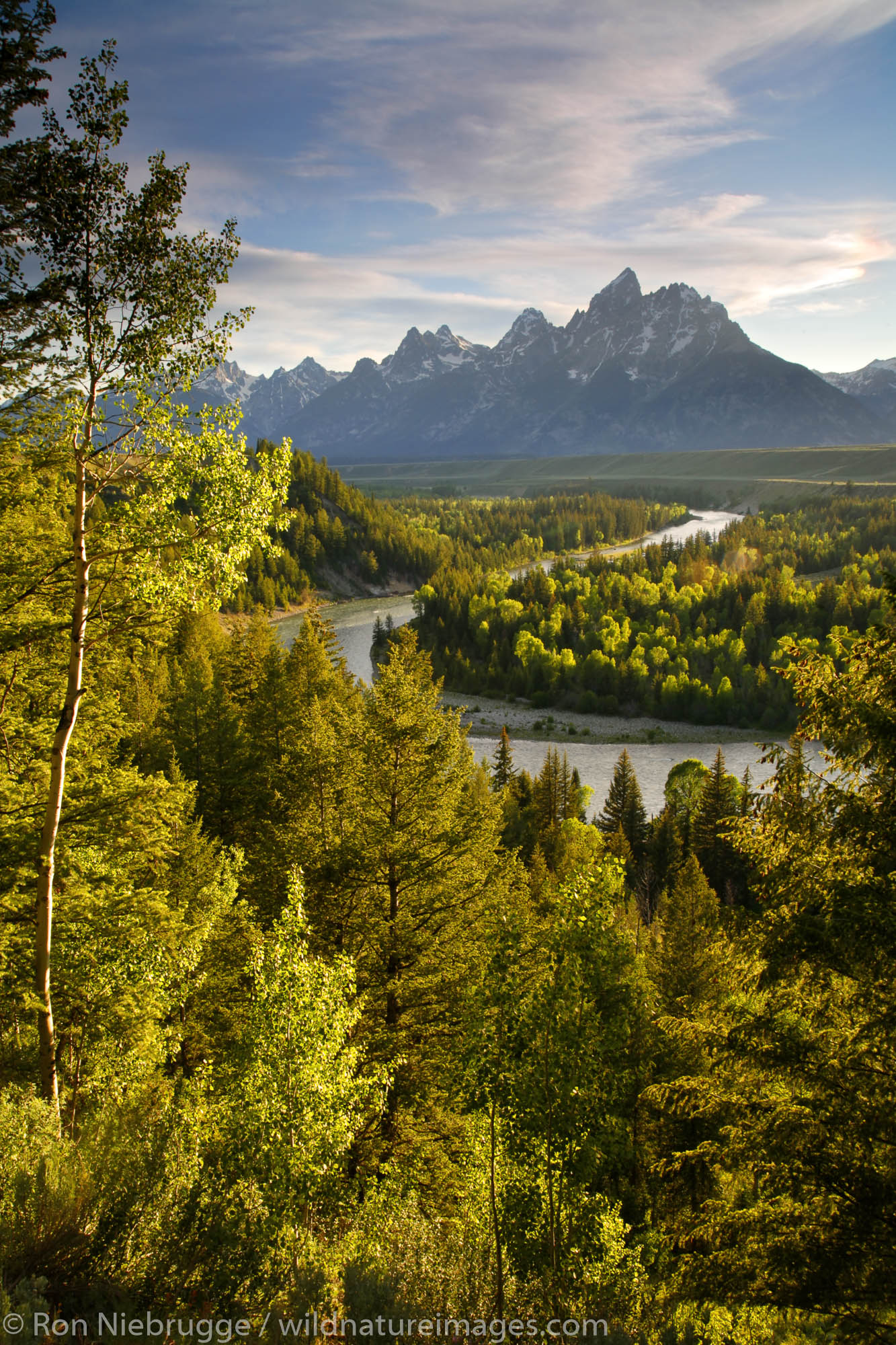 The Grand Teton and the Snake River, Grand Teton National Park, Wyoming.