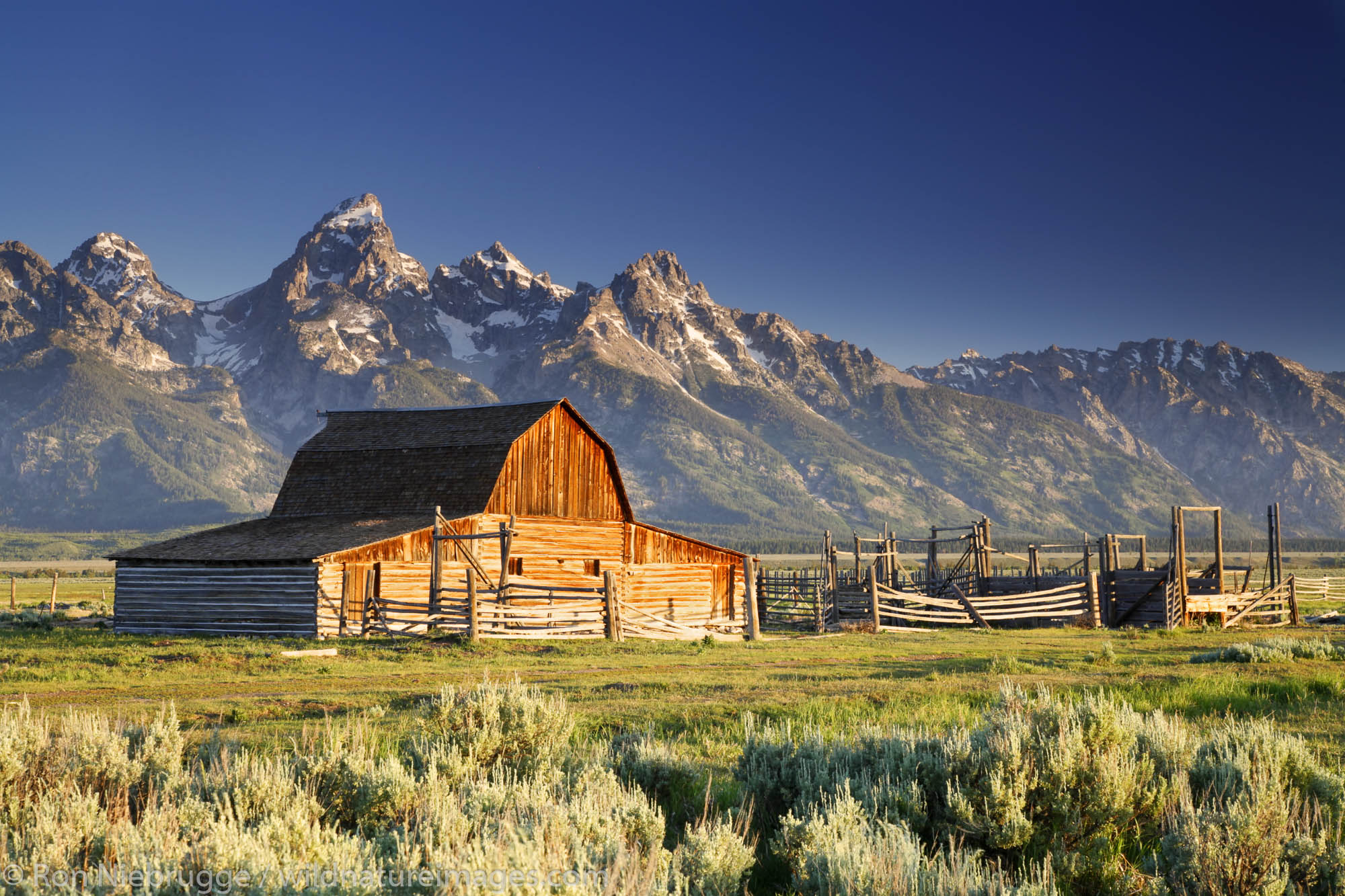 Barn on Mormon Row, Grand Teton National Park, Wyoming.