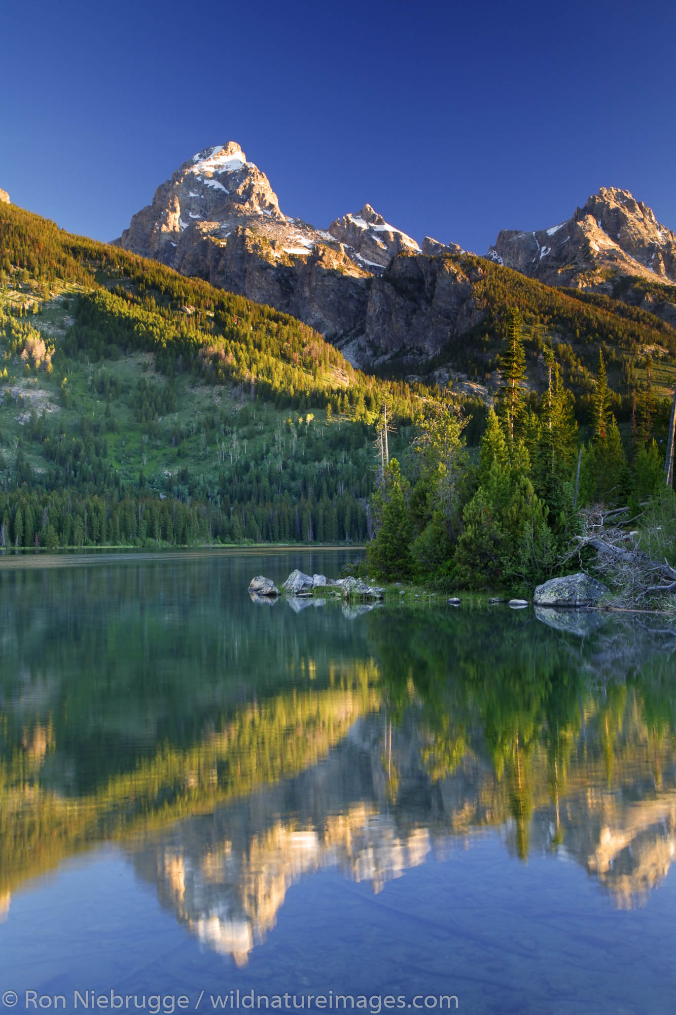 Taggart Lake, Grand Teton National Park, Wyoming.