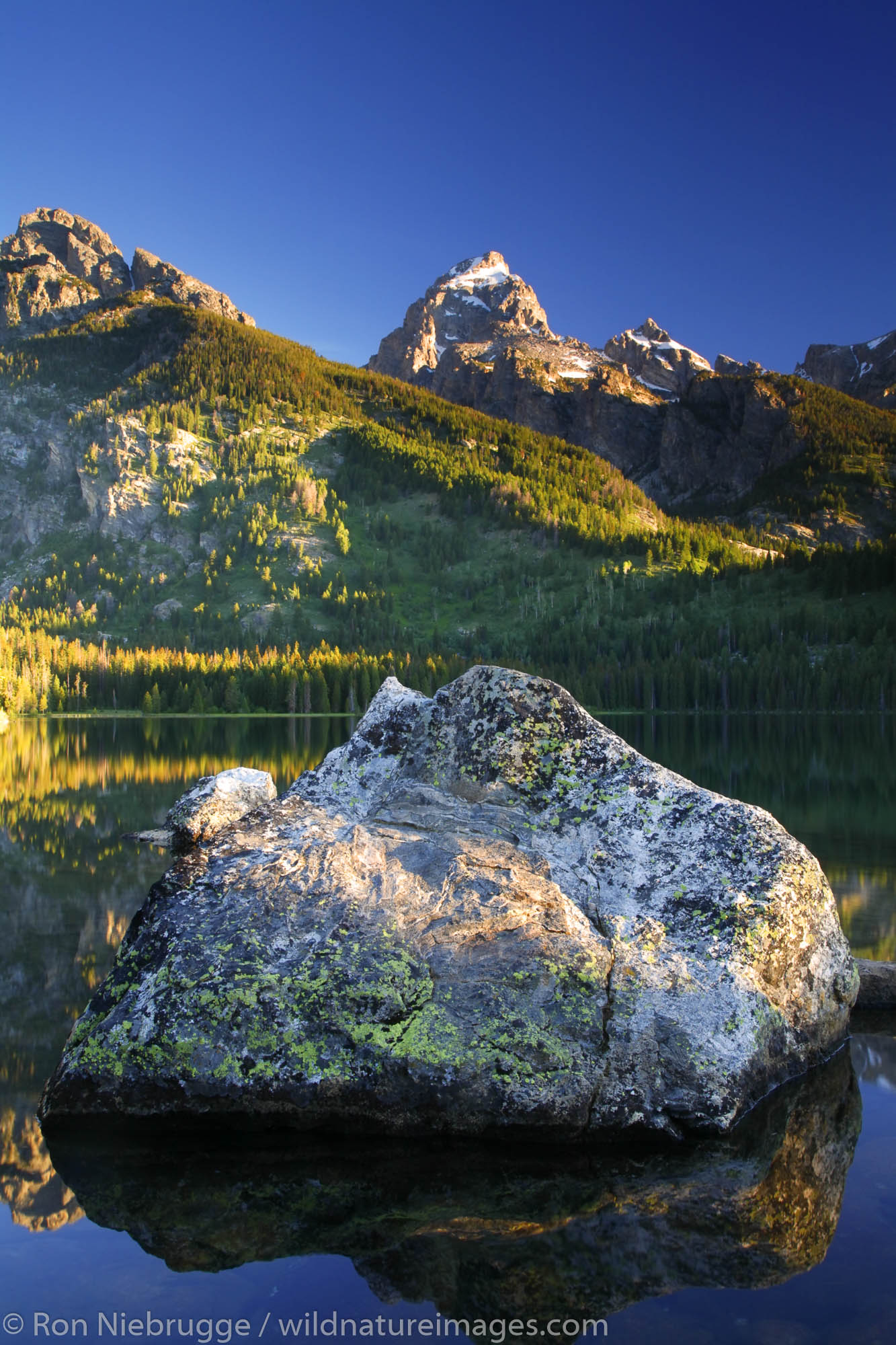 Taggart Lake, Grand Teton National Park, Wyoming.