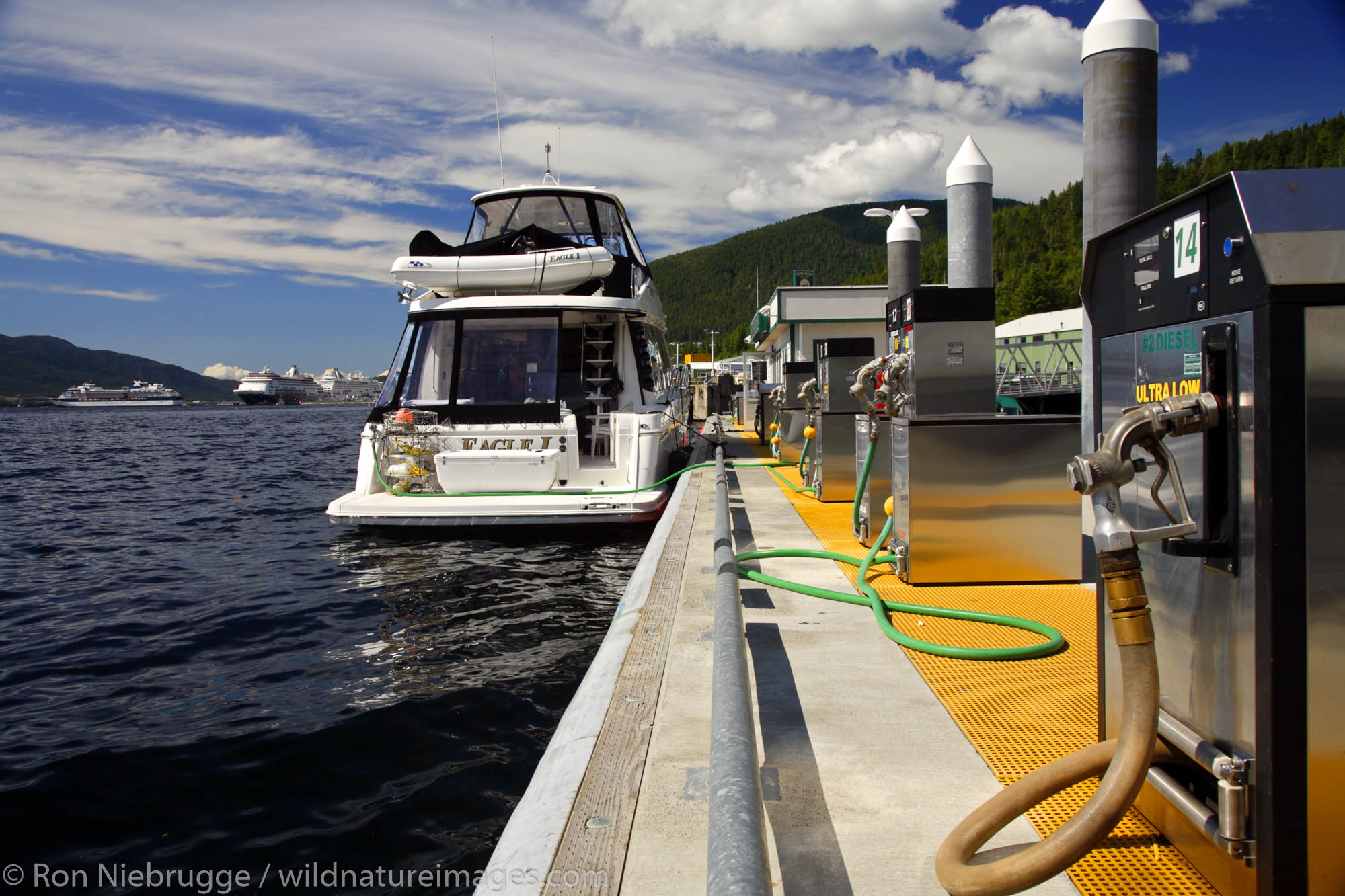 The Petro Marine Services fuel dock, Ketchikan, Alaska