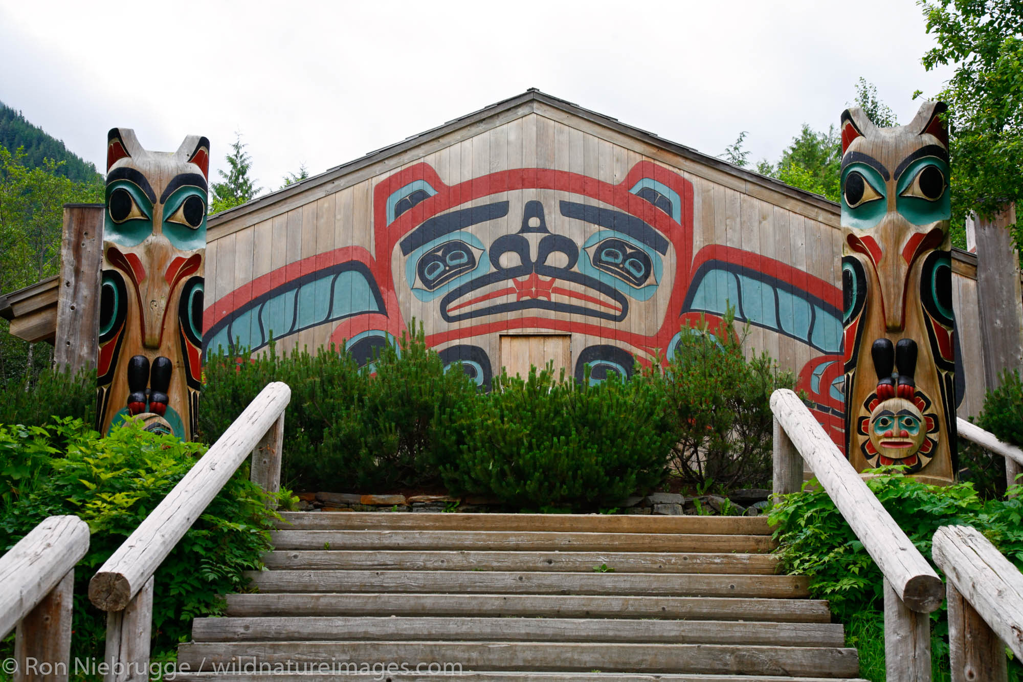 Saxman Totem Park, Ketchikan, Alaska.