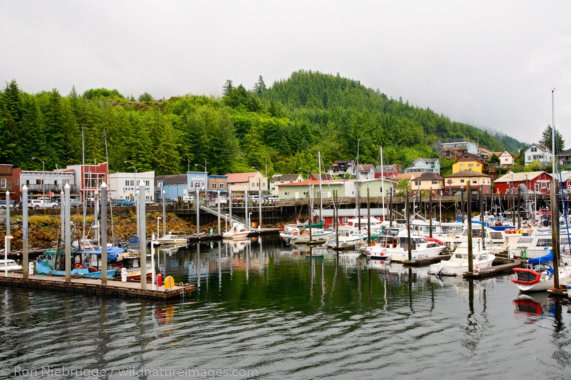 Boat harbor, Ketchikan, Alaska.