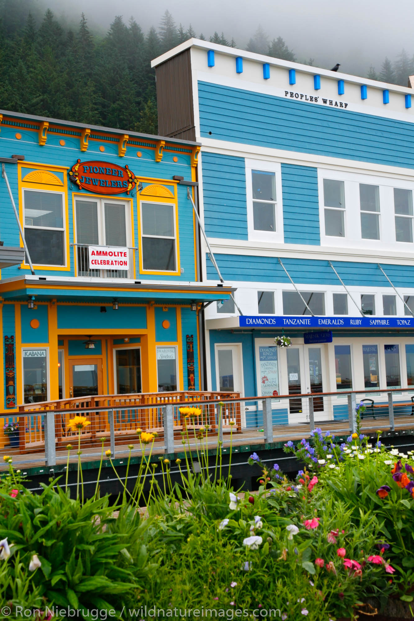 Downtown Juneau, Alaska.