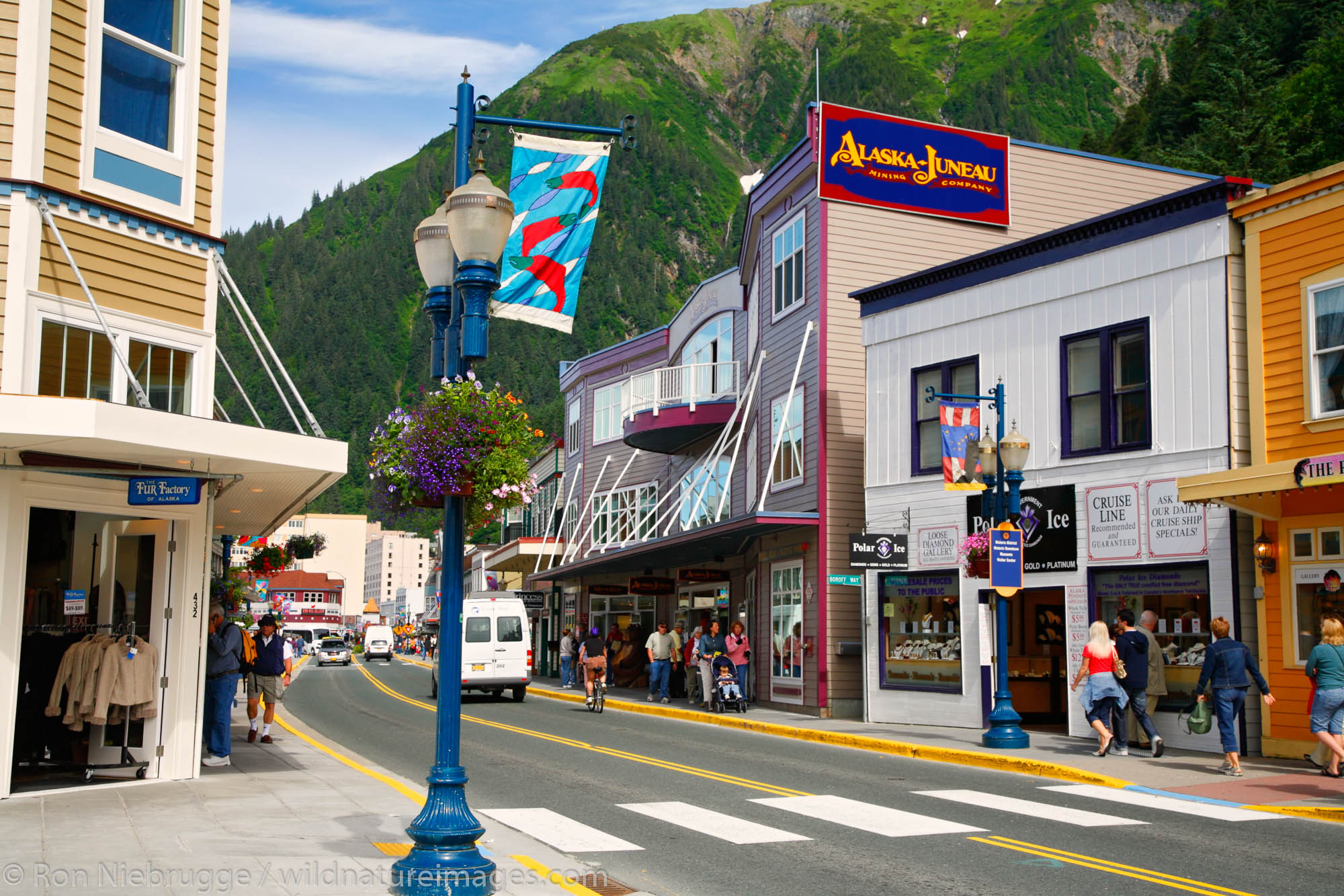 Downtown Juneau, Alaska.