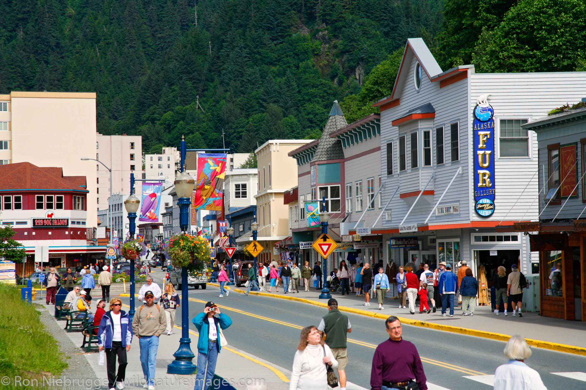 Downtown Juneau, Alaska.