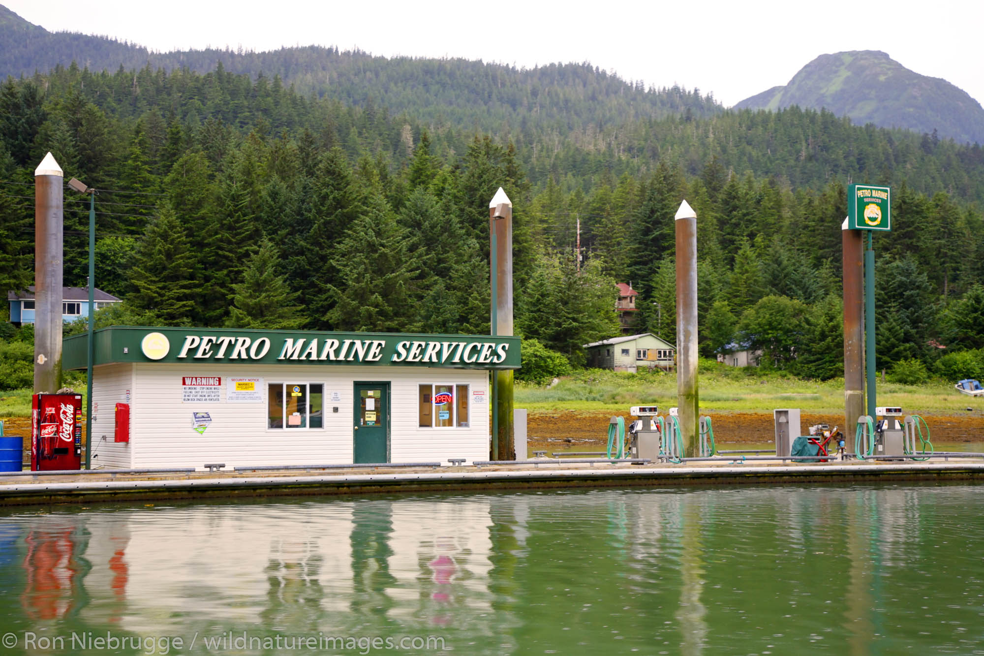 Petro Marine Services fuel dock, Juneau, Alaska.