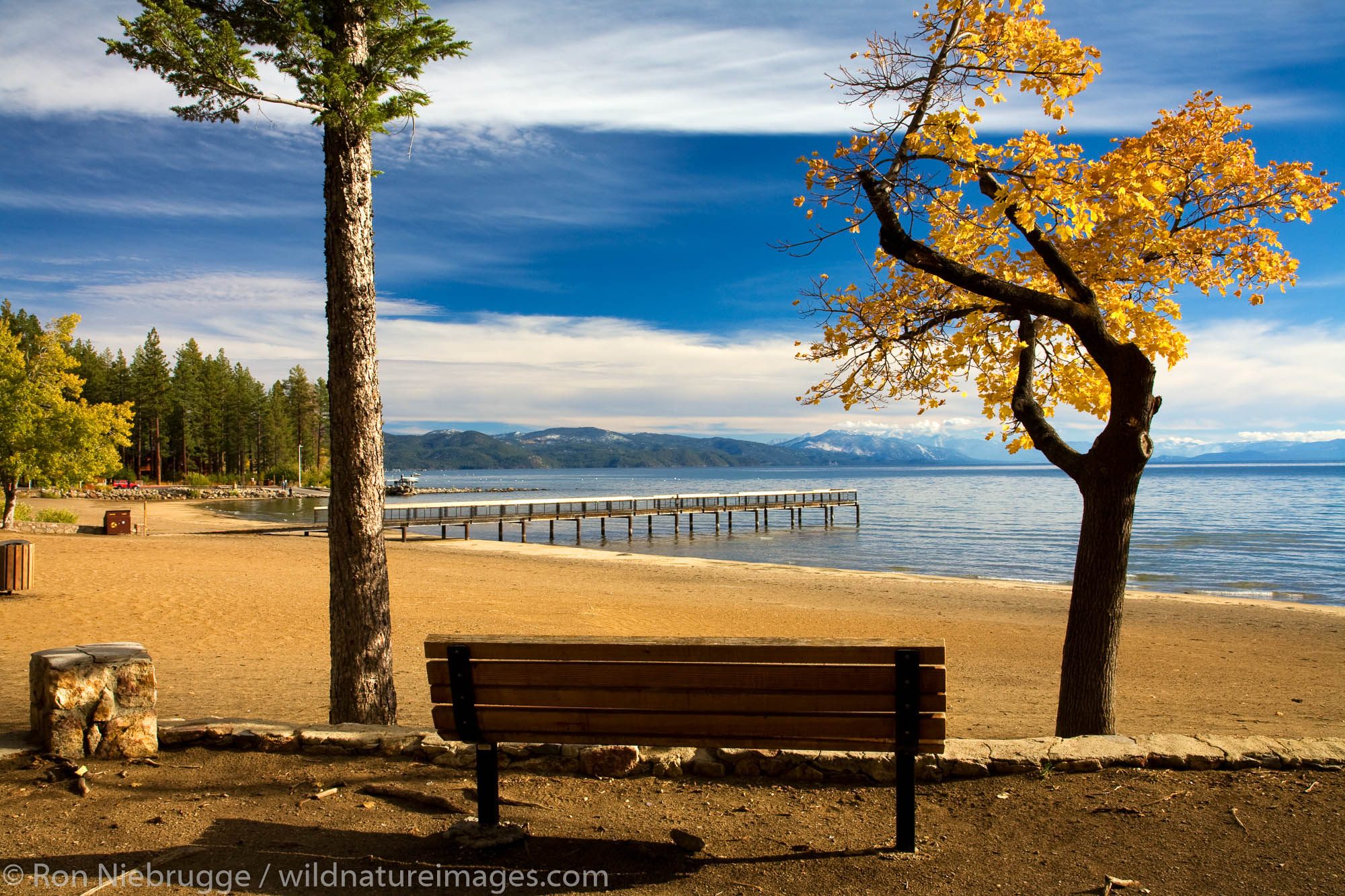 Kings Beach, Lake Tahoe, California.