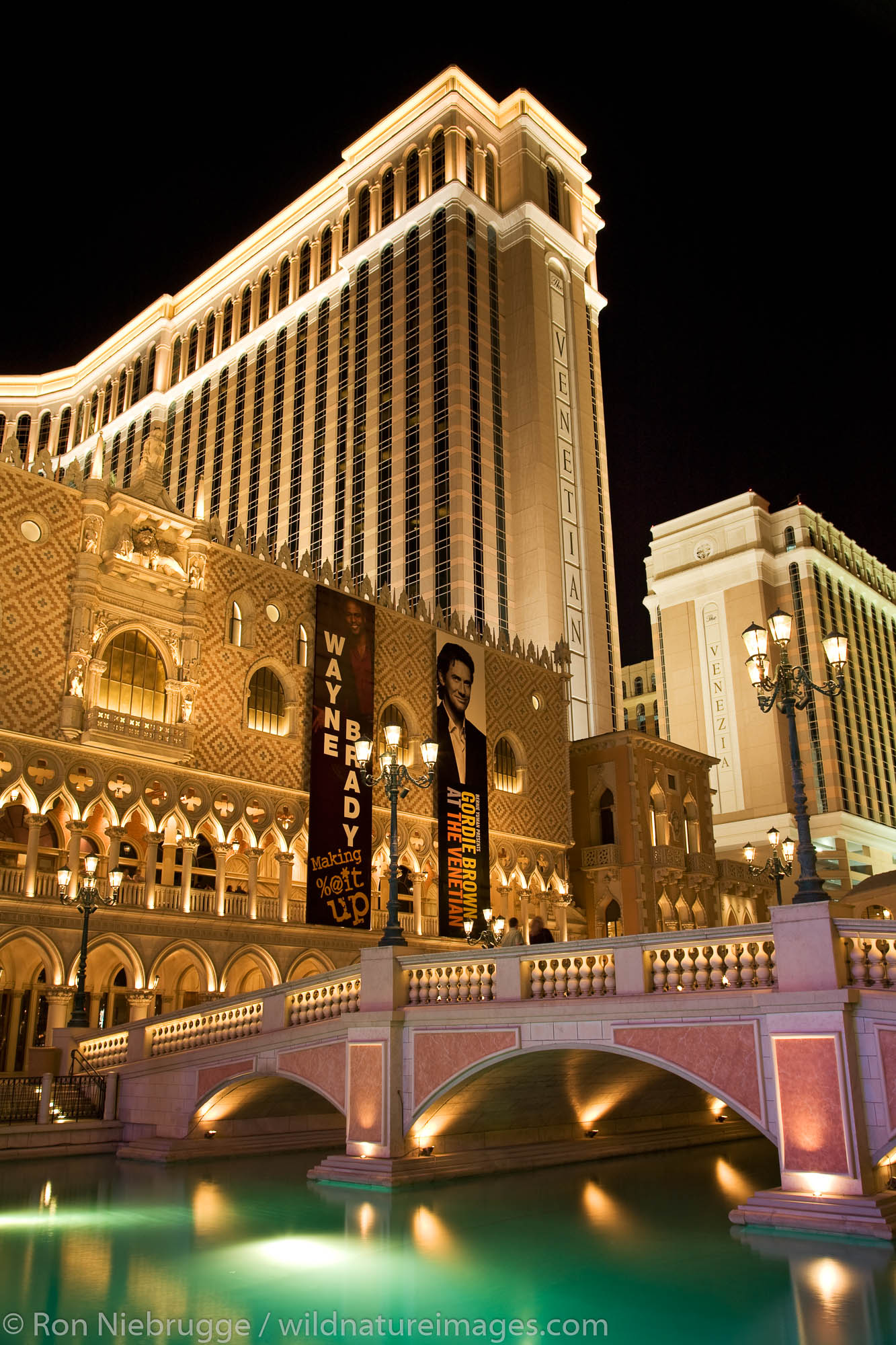 The Venetian Hotel and Casino, Las Vegas Strip, Las Vegas, Nevada.
