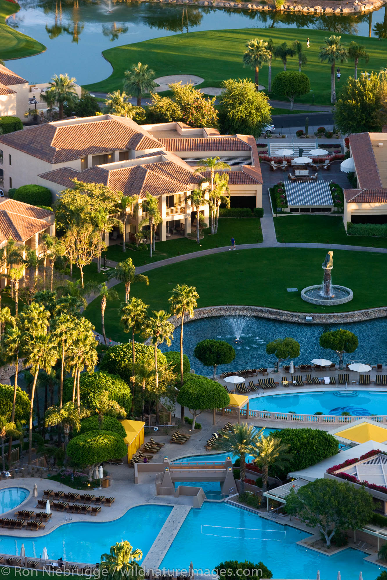 The Phoenician from Camelback Mountain, Scottsdale, Arizona.