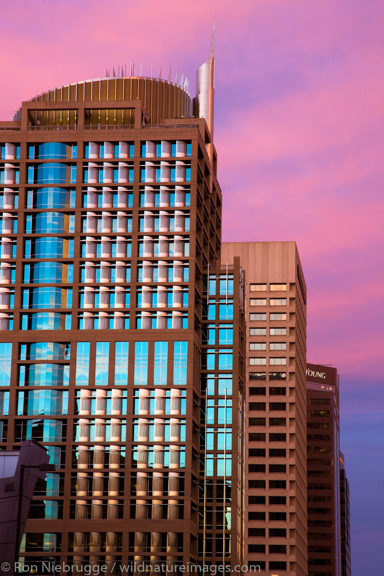 Office buildings including the Collier Center in Downtown, Phoenix, Arizona.