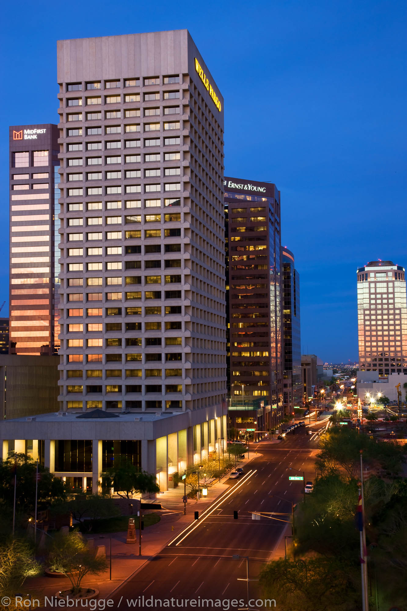 Office buildings in Downtown, Phoenix, Arizona.