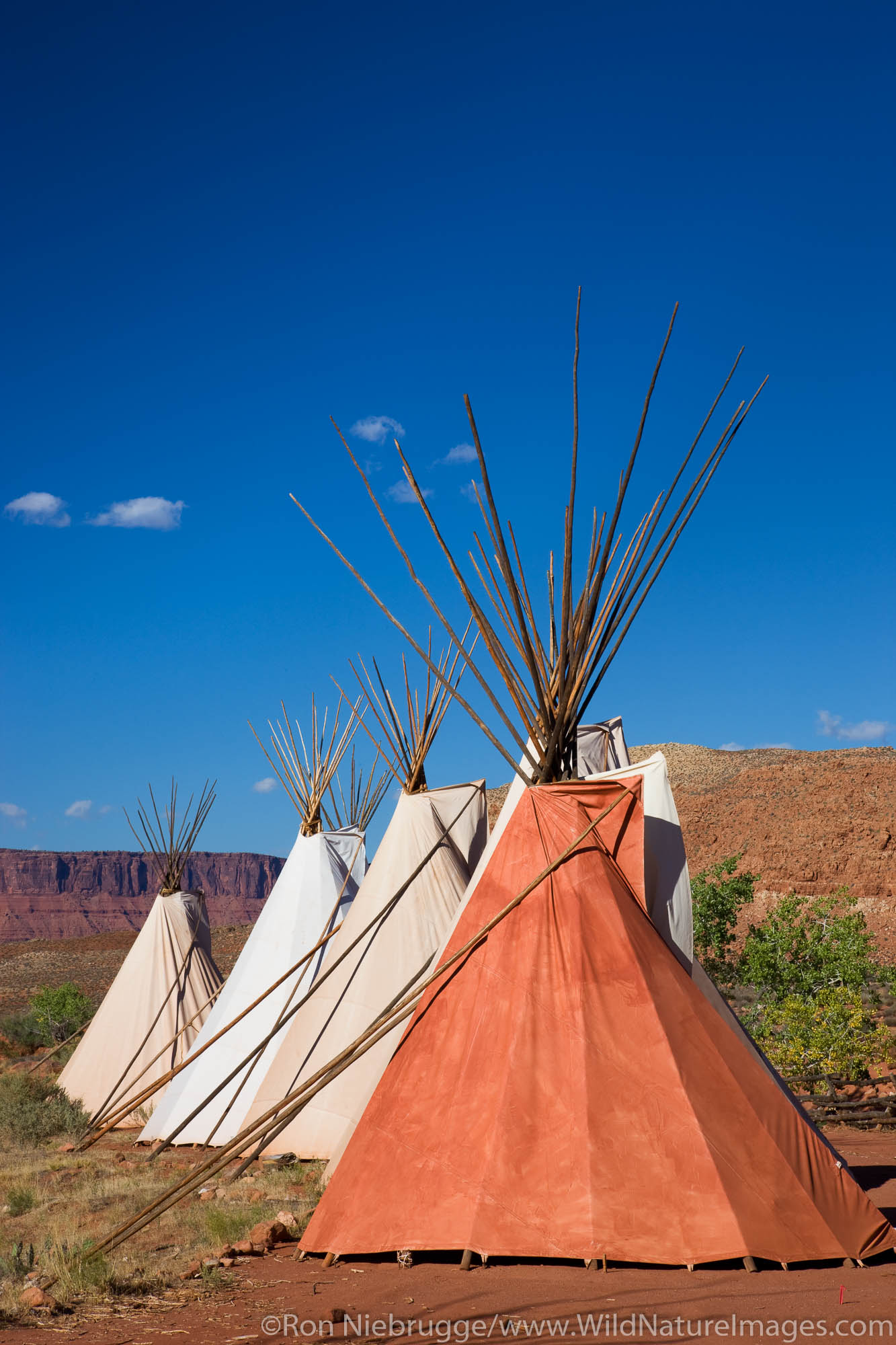 Teepees near Moab, Utah.